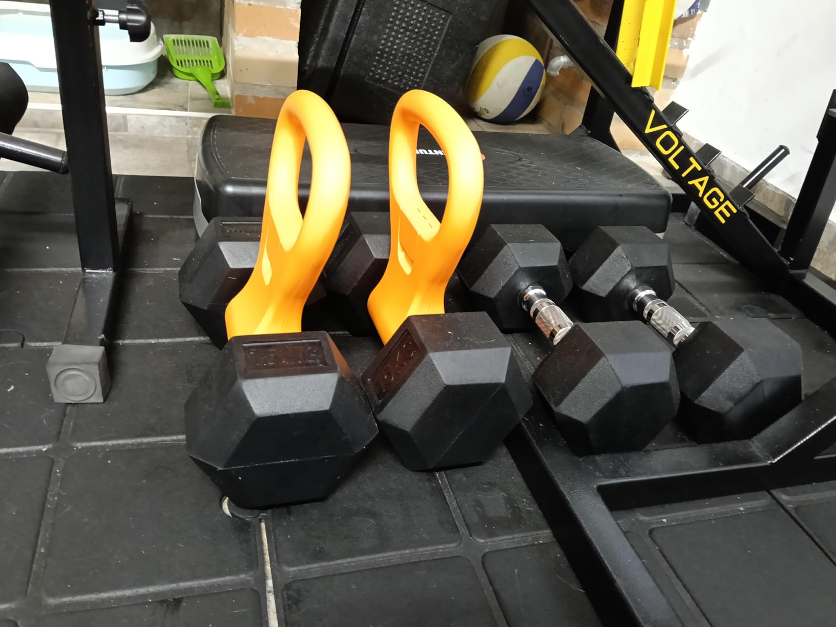 KETTLE GRYP - The Original - As Seen on SHARK TANK! Converts Your Dumbbells Into Kettlebells customer photo 2