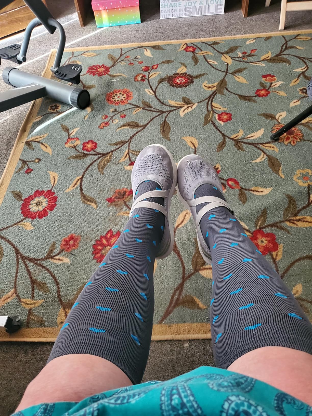 CHARMKING Compression Socks for Women & Men Circulation (3 Pairs) 15-20 mmHg - Best Support for Athletic Running Cycling customer photo 2