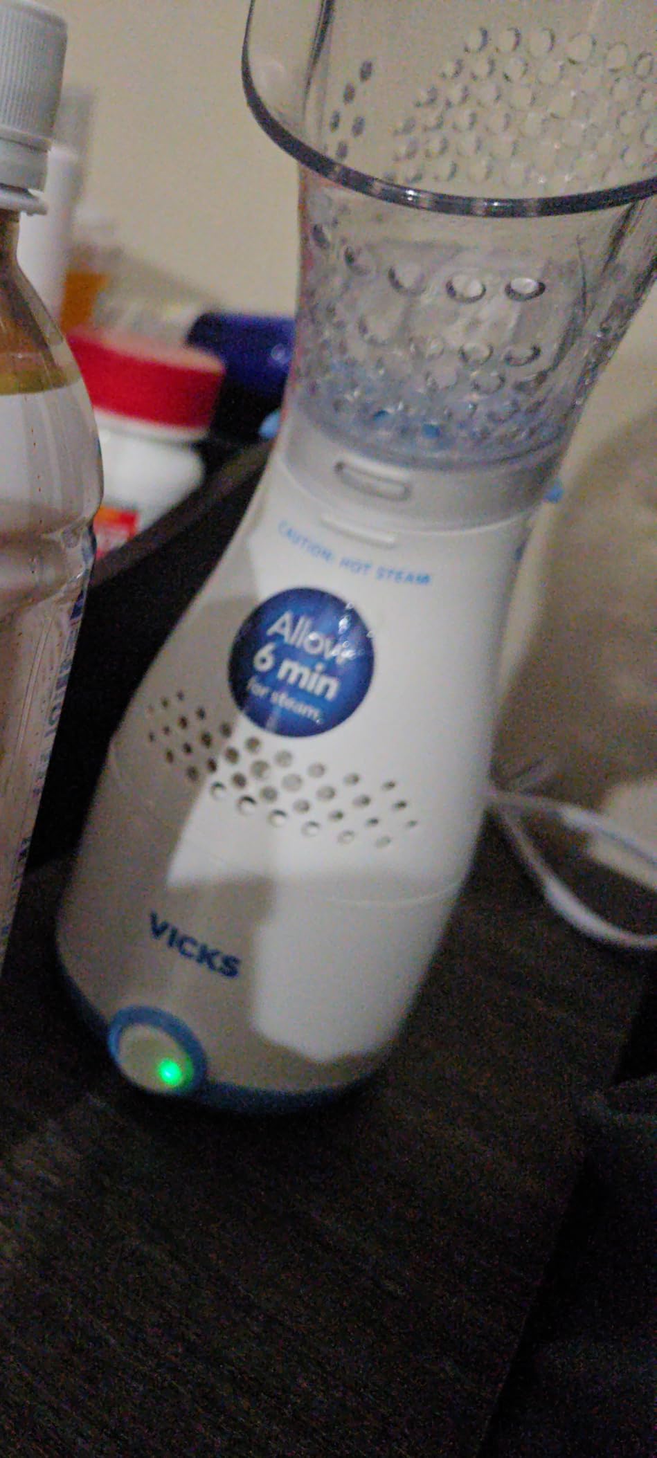Vicks Sinus Inhaler, Plug-in Non-Medicated Steam Inhaler for Sinus Relief, Allergies, Congestion & Colds, Vocal Steamer, Soothes Nasal & Throat Passages, Works with VapoPads (1 Included) customer photo 2