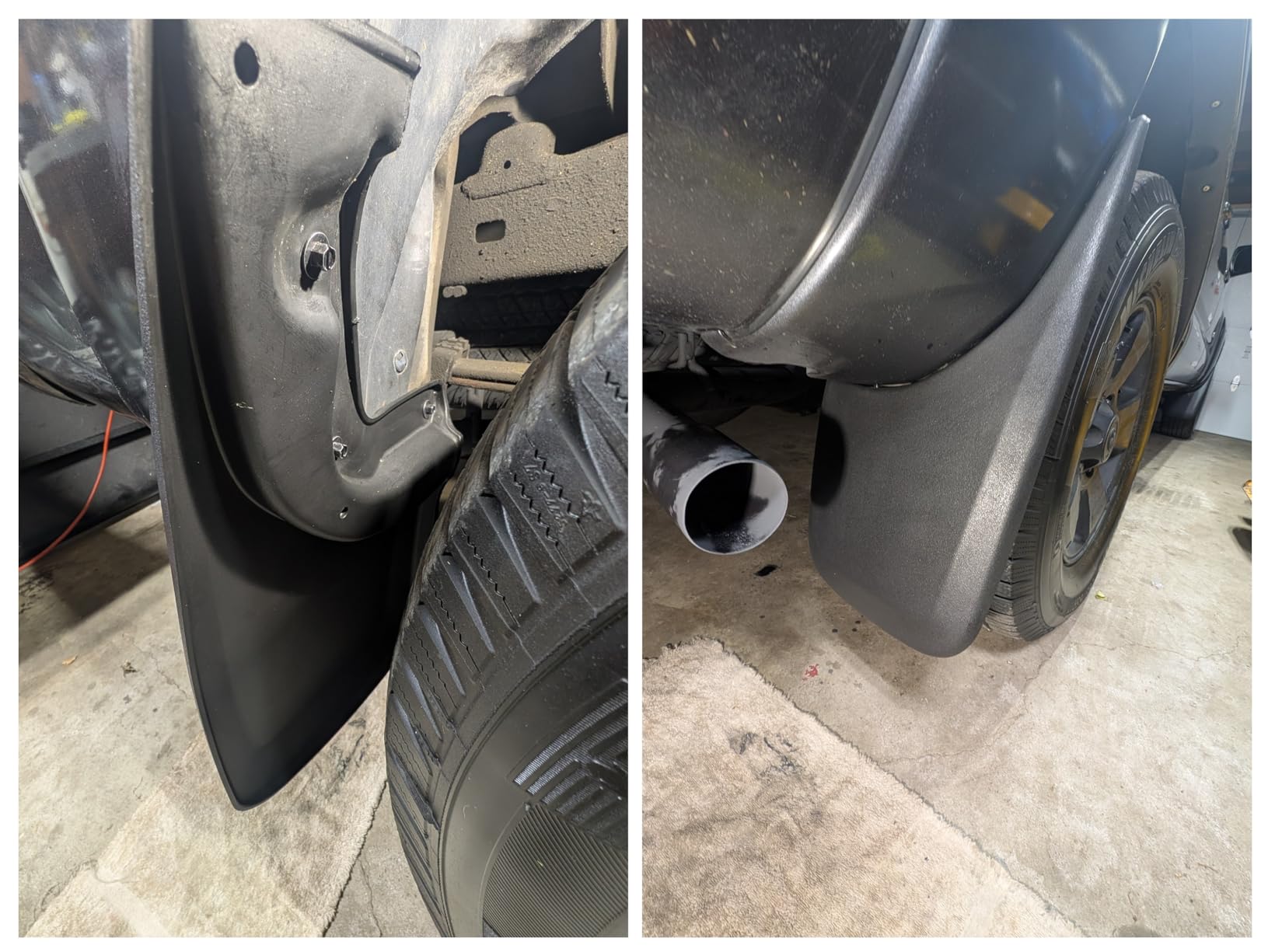 A-Premium Mud Flaps for Toyota Tacoma 2016-2023, No Drilling Required Splash Guards with Hardware Accessories, 4 Pack Front and Rear Mud Guards (Doesn't Fit SR Model) customer photo 1