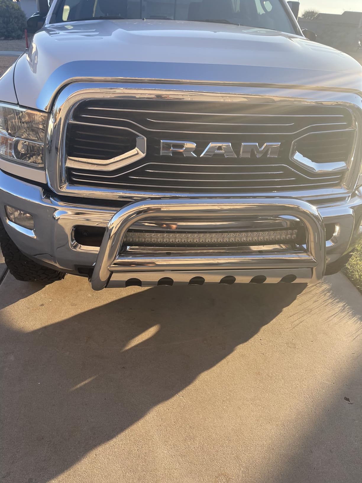TAC Bull Bar Fit 2010-2018 Dodge RAM 2500/3500 Pickup Truck 3