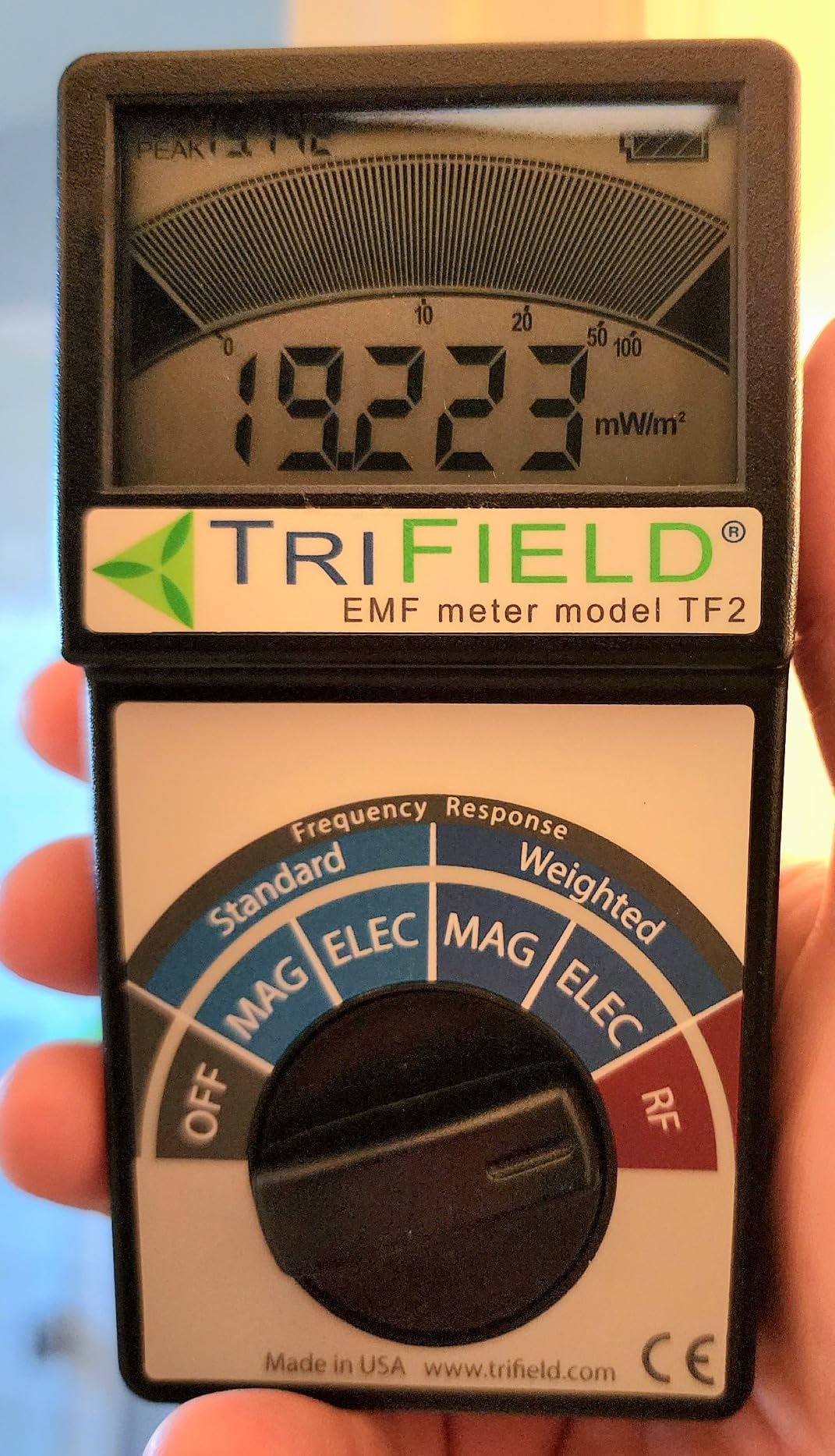 TriField TF2 EMF Meter - Made in USA - #1 Handheld EMF Detector for Magnetic/Electric/Radio Fields customer photo 1