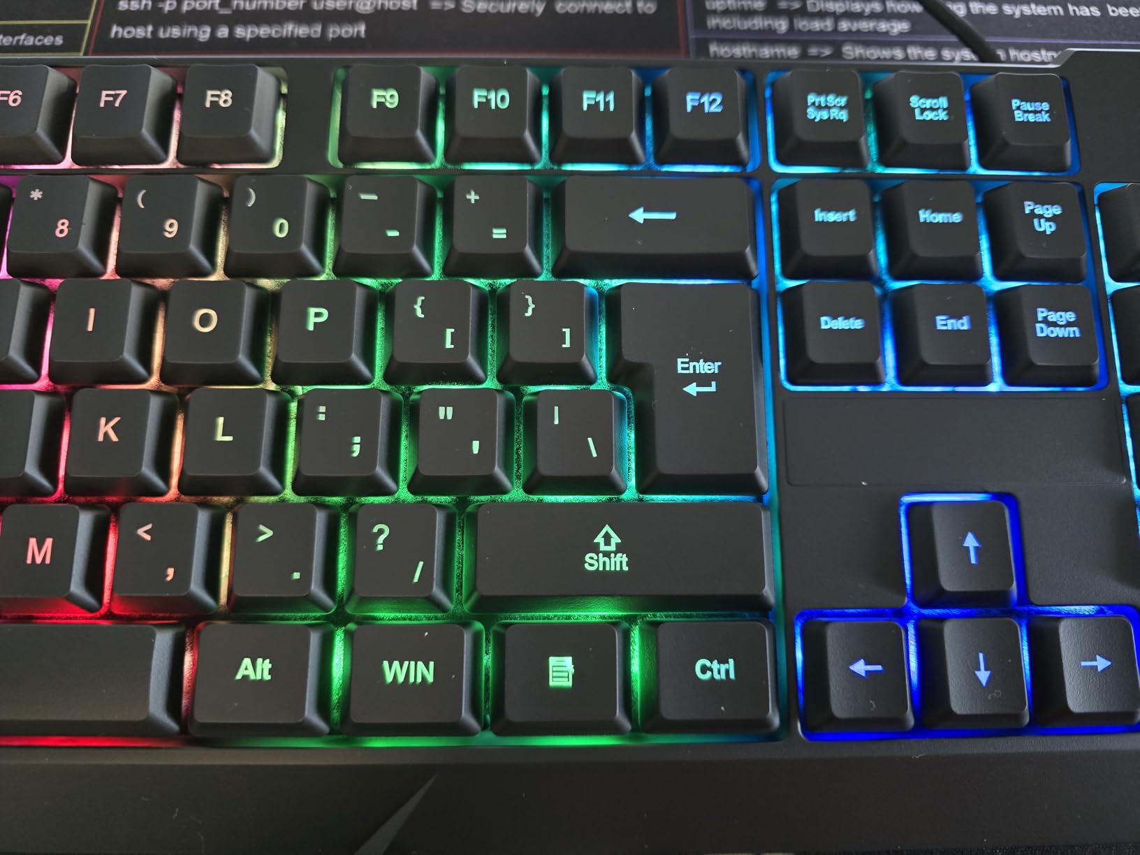 KLIM Chroma USB RGB Gaming Keyboard - Wired PC Computer Keyboard, Membrane, Waterproof Durable, 2 ms Response, PS4/PS5 & Mac Compatible customer photo 2