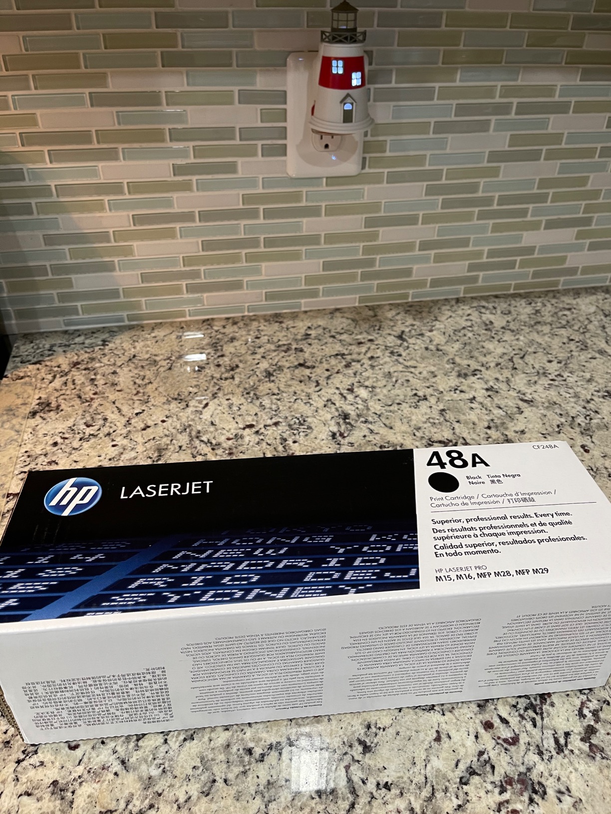 HP LaserJet Pro M15w Wireless Monochrome Printer, Works with Alexa customer photo 2