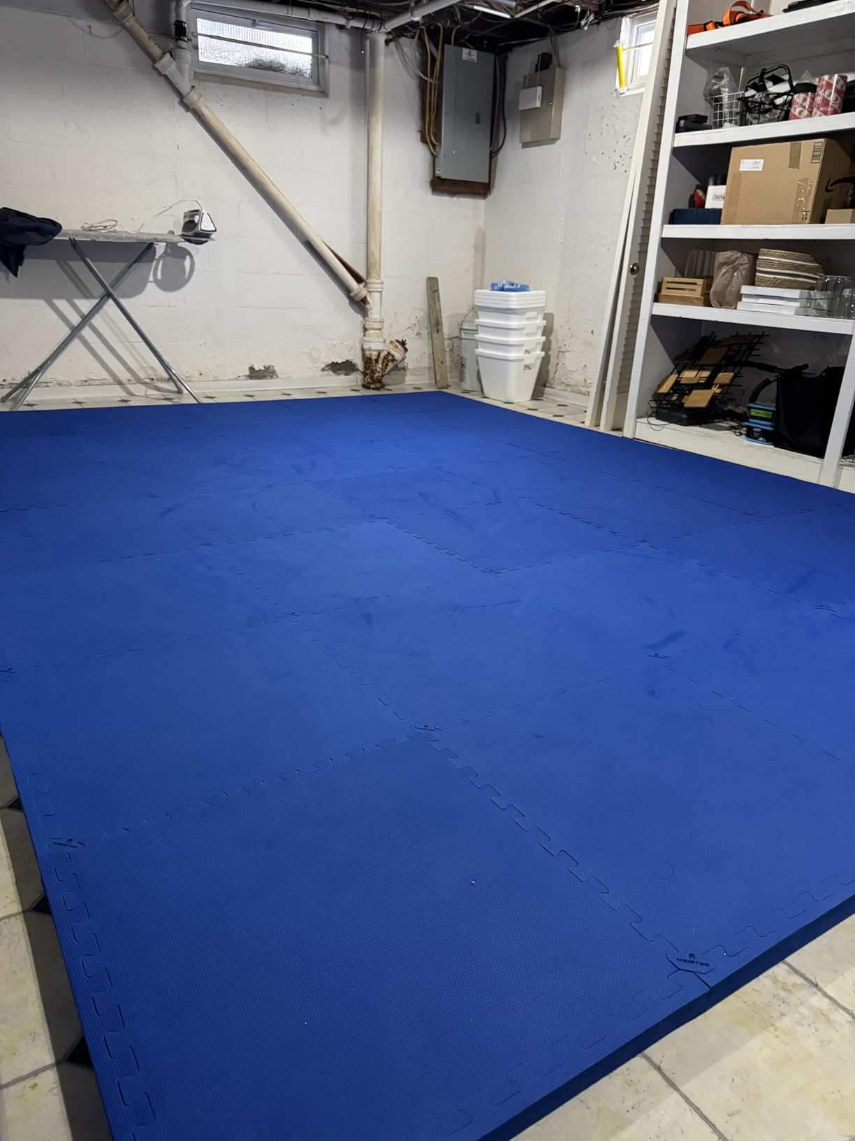 Meister X-Thick 1.5 inch Interlocking EVA Foam Mats - 2X Cushion for Wrestling, MMA Takedowns & Gymnastics - 2'x2' Tiles customer photo 1
