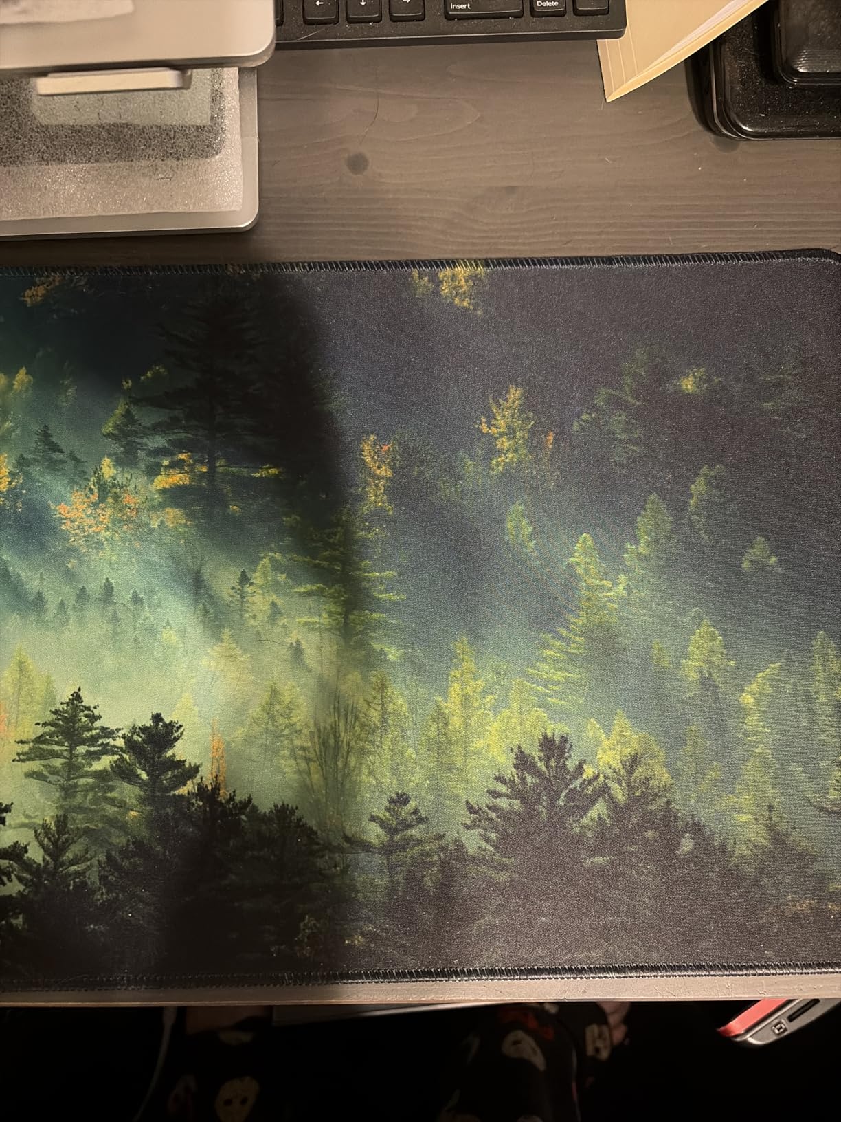 Galdas Mouse Pad For Gaming, Forest Background Pattern XXL XL Large Mouse Mat customer photo 1