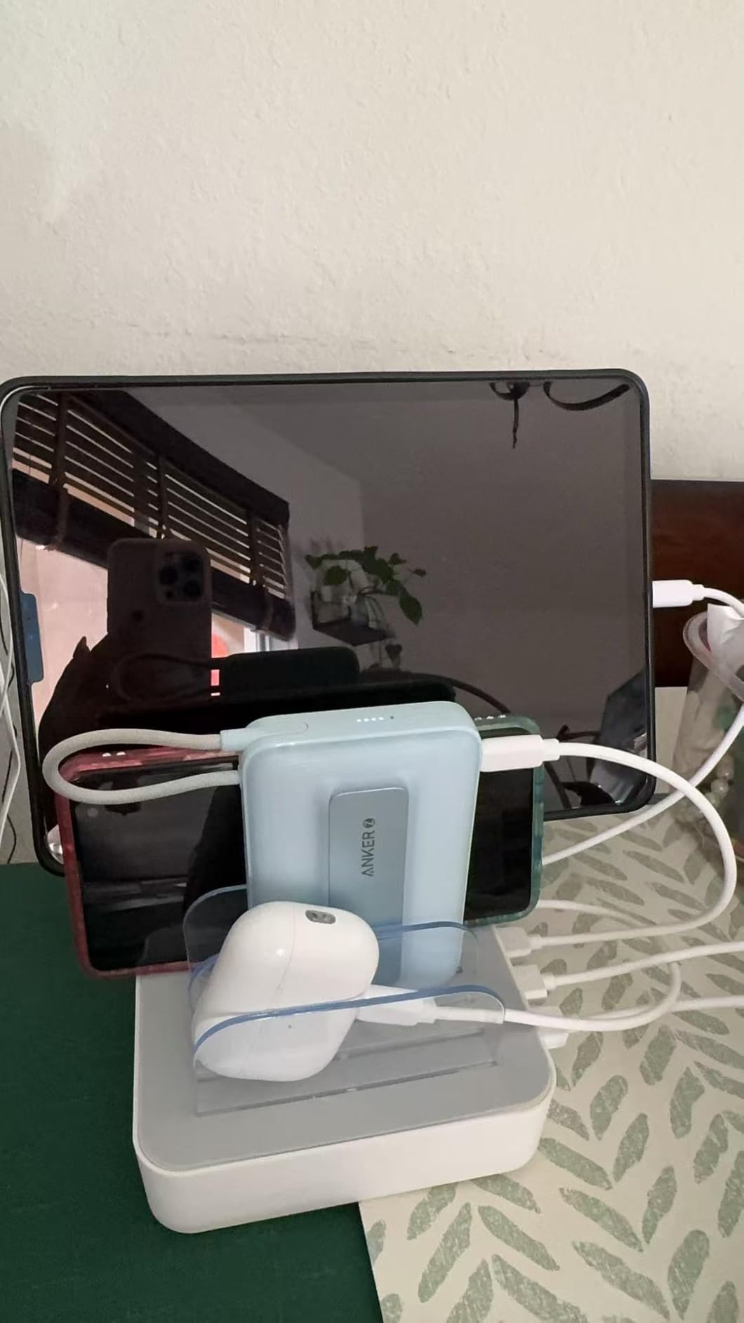 MSTJRY Charging Station for Multiple Devices - 5 Port USB Organizer customer photo 2