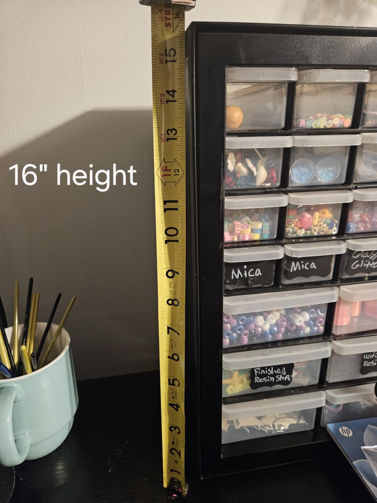 IRIS USA Small Parts Storage Cabinet, Made in USA, 44-Drawer Organizer for Screws, Nuts, Bolts, Electronics, Hardware, Beads, Crafts customer photo 2
