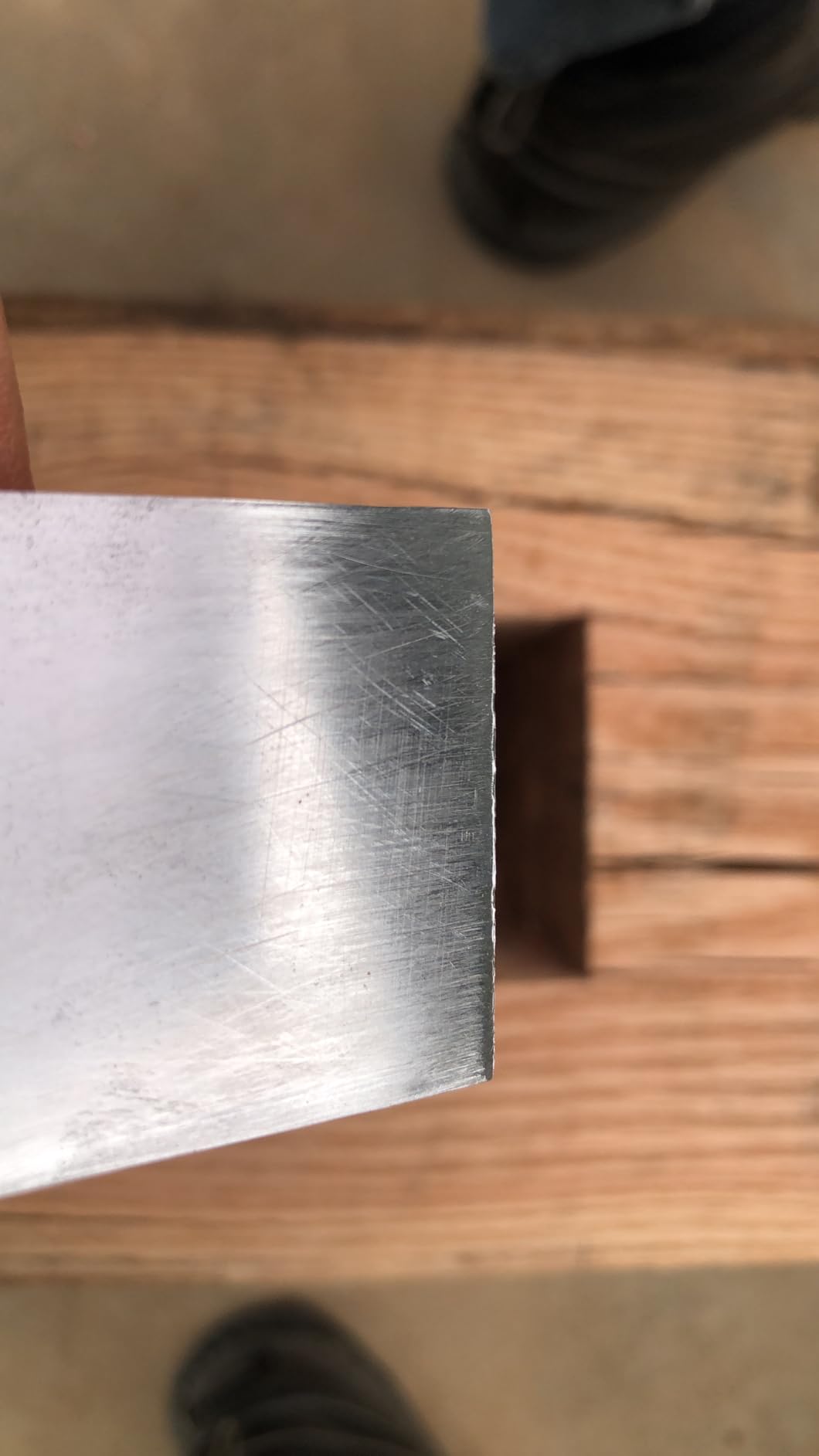 Arno 467856 Solid Steel French Timber Framing Slick Chisel 40 mm (1-9/16 Inch) Wide x 14 Inches Long customer photo 2