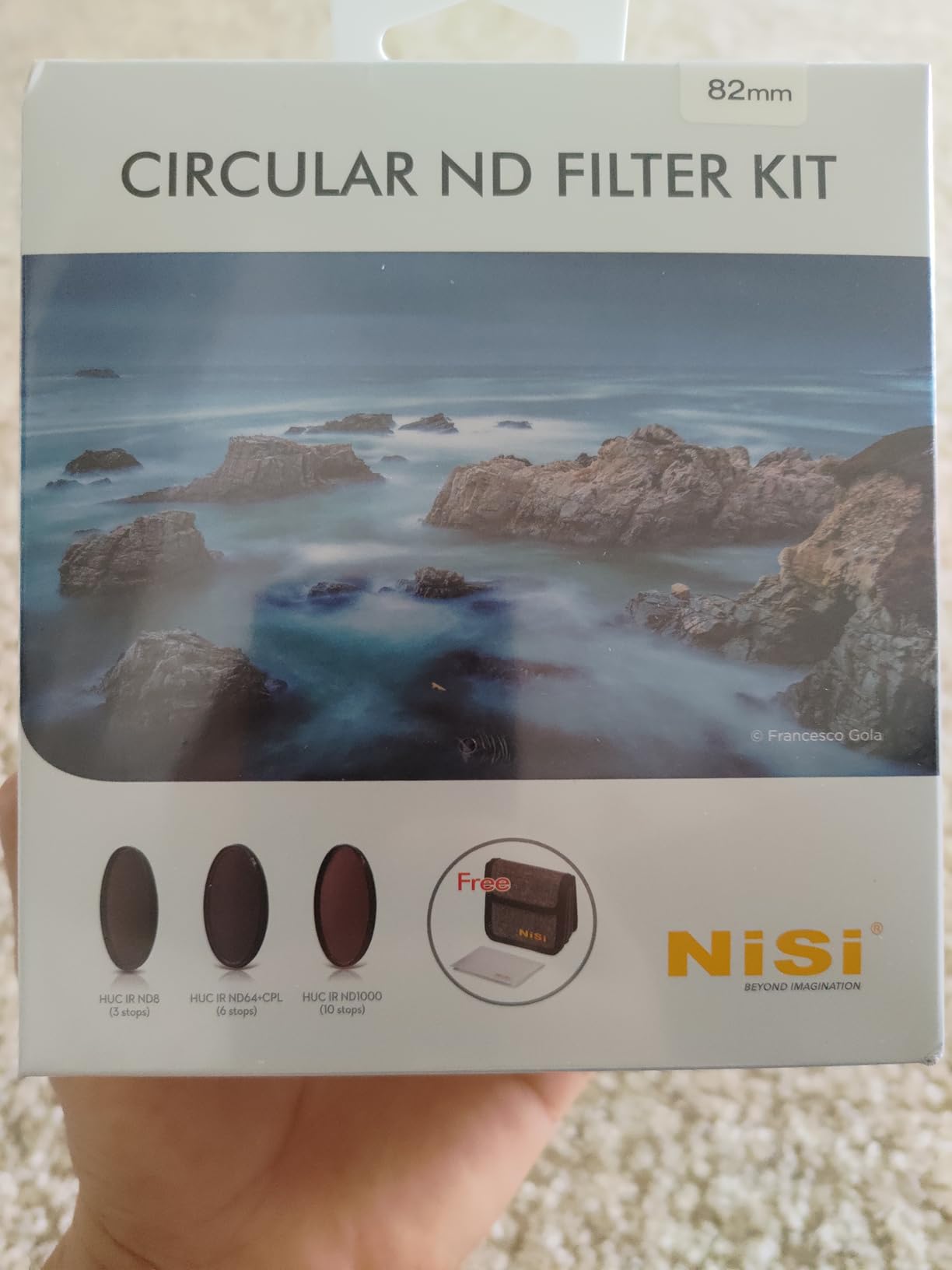 NiSi - 77mm Circular ND Filter Kit - Neutral Density Camera Lens Filters ND8 (3 Stop), ND64+CPL (6 Stop) and ND1000 (10 Stop) with 4-Pocket Case and Cleaning Cloth customer photo 1