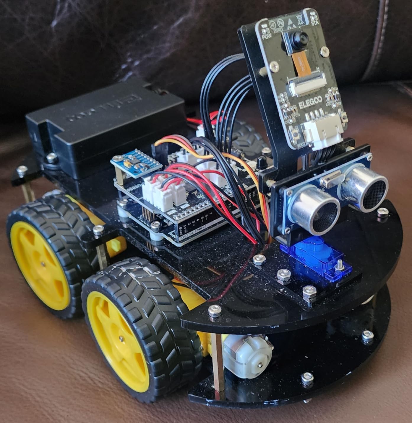ELEGOO UNO R3 Smart Robot Car Kit V4 for Arduino Robotics - STEM Science Kits Coding Gifts for 8-16 Year Old Boys Girls Teens Cool Engineering Building Toys customer photo 1