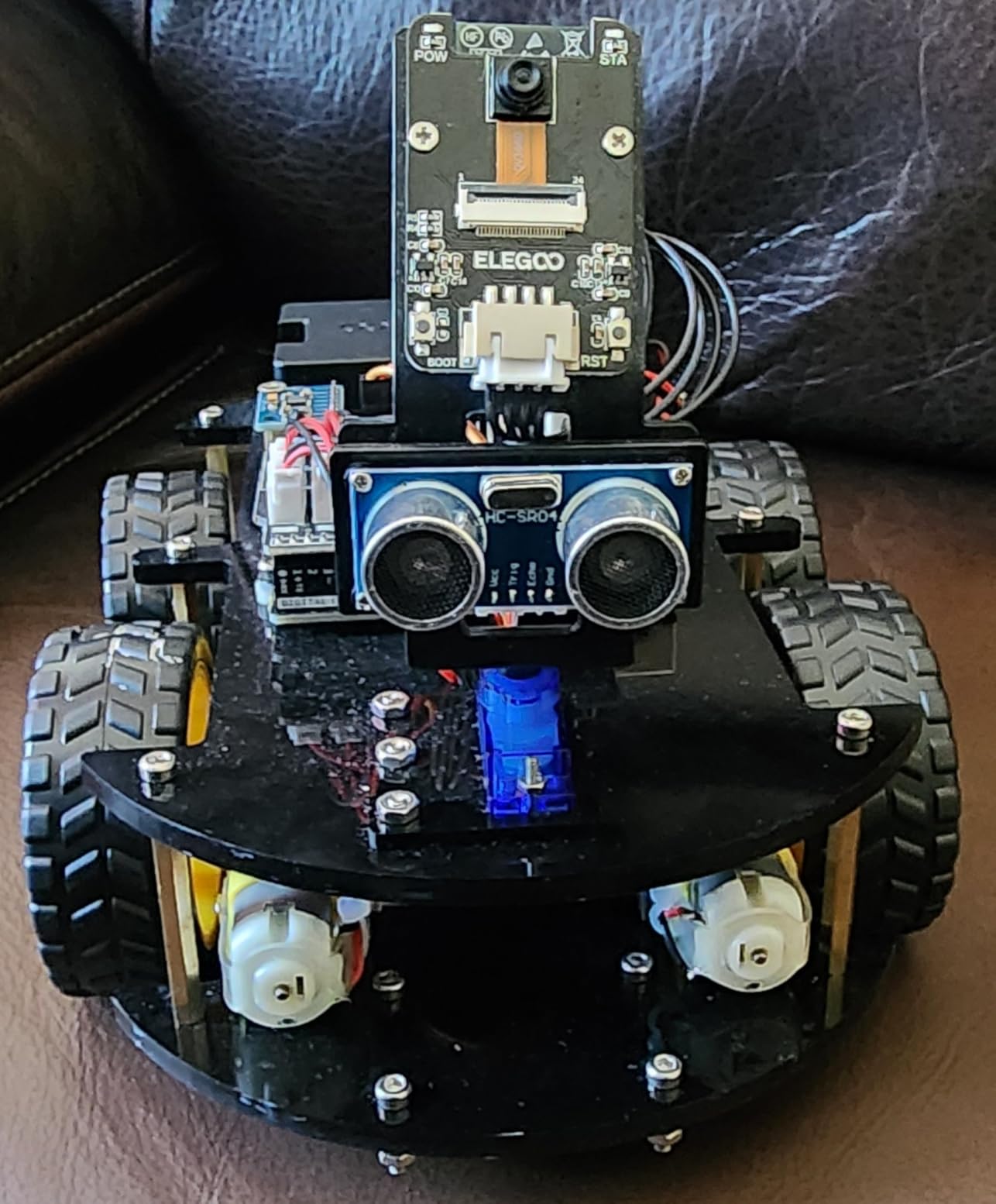 ELEGOO UNO R3 Smart Robot Car Kit V4 for Arduino Robotics - STEM Science Kits Coding Gifts for 8-16 Year Old Boys Girls Teens Cool Engineering Building Toys customer photo 2