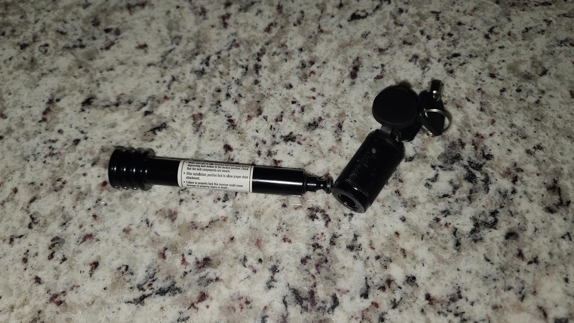 CZC AUTO Hitch Receiver Pin Lock, Trailer Receiver Lock with 5/8