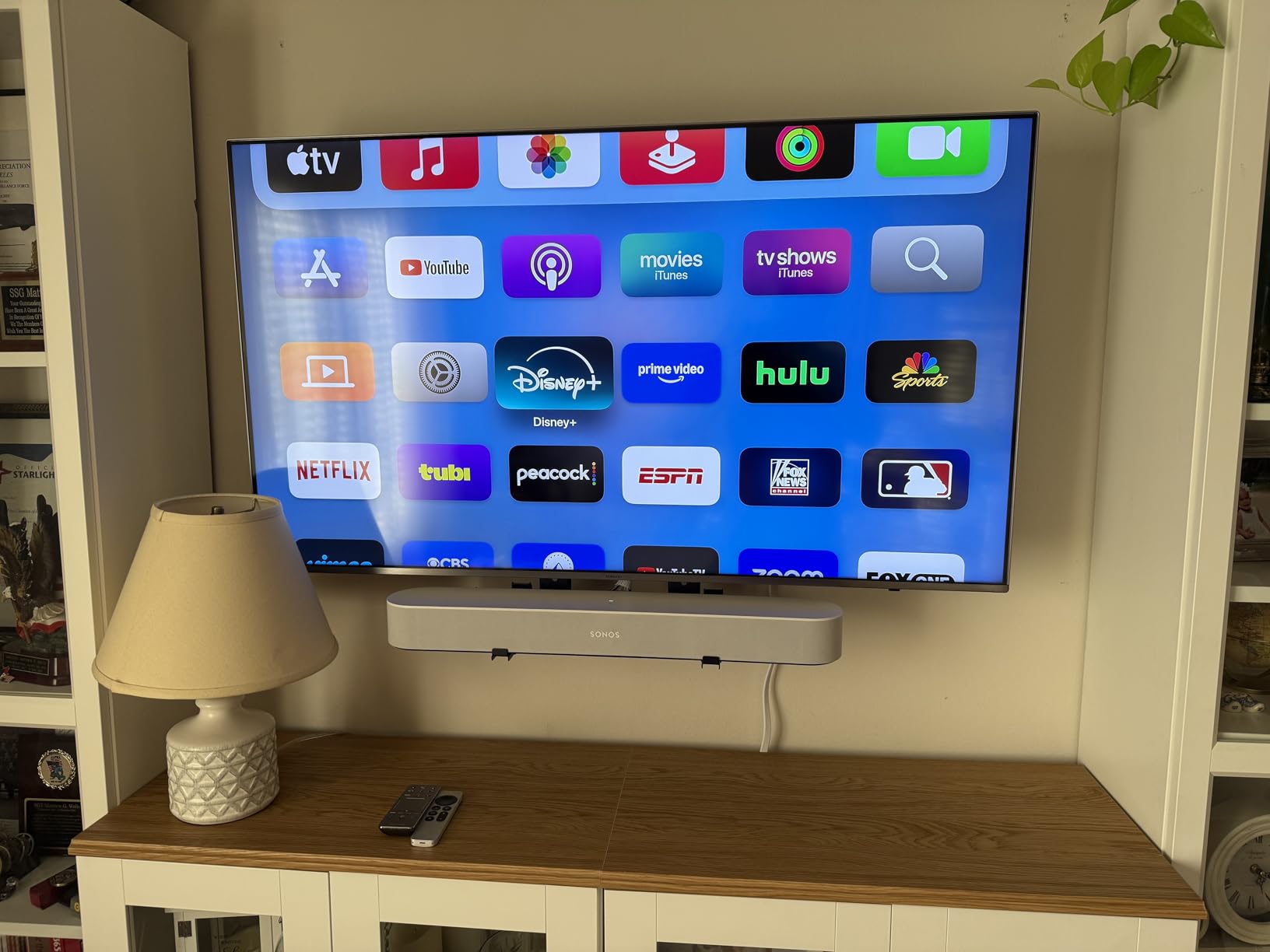 Mounting Dream Soundbar Mount Sound Bar TV Bracket with Holes/Without Holes, Non-Slip Base Holder Extends 3.4 to 6.1, Up to 20 LBS, Safe and Easy to Install MD5425 customer photo 2