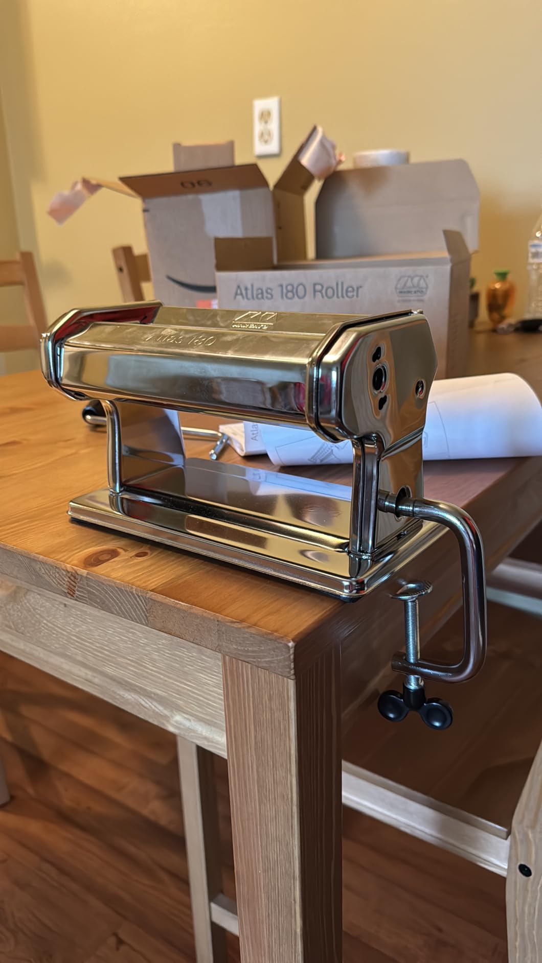 MARCATO Made in Italy Atlasmotor 110V Electric Pasta Machine, Chrome Steel customer photo 1