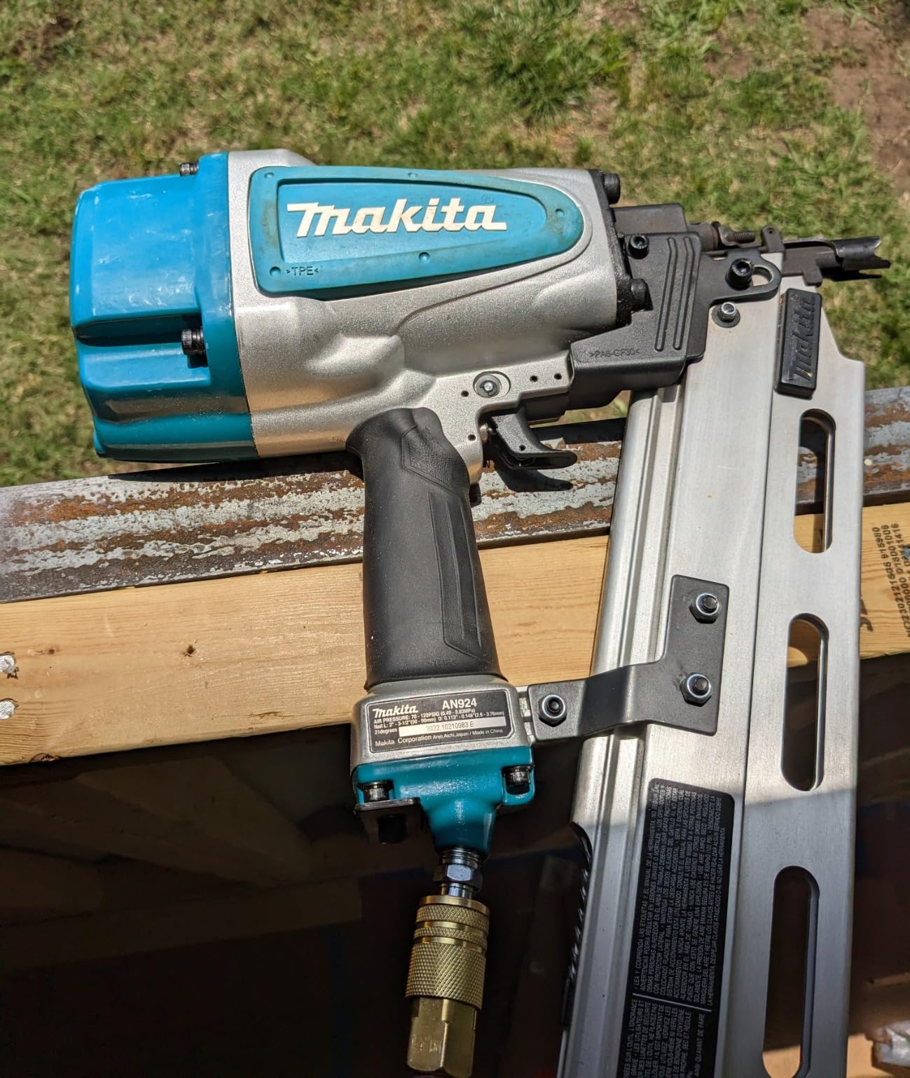 Makita AN924 21-Degree Full Round Head 3-1/2