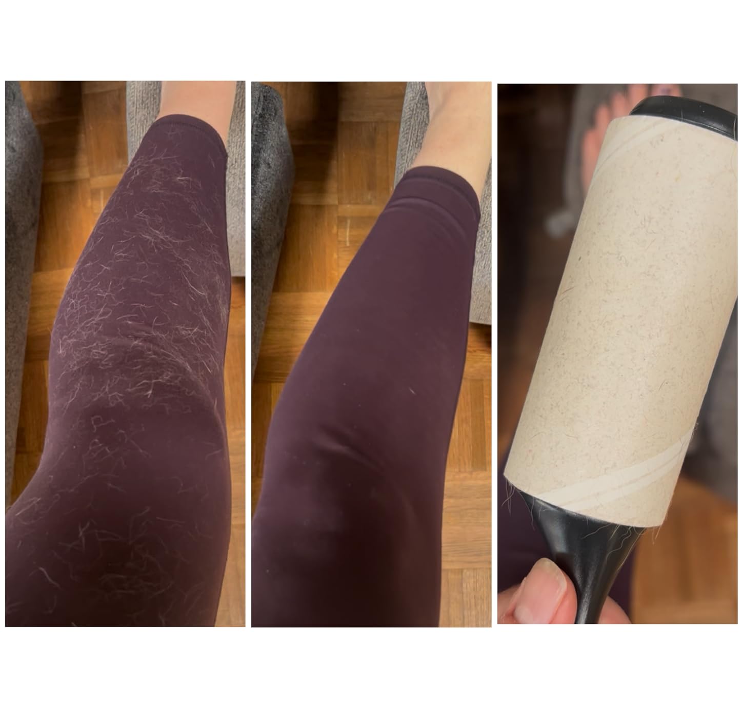 Lint Rollers for Pet Hair, White, Sticky Remover for Couch, Clothes, Furniture and Carpet, Dog and Cat Fur Remover, Animal Fuzz, 5 Large Sticky Rollers customer photo 1