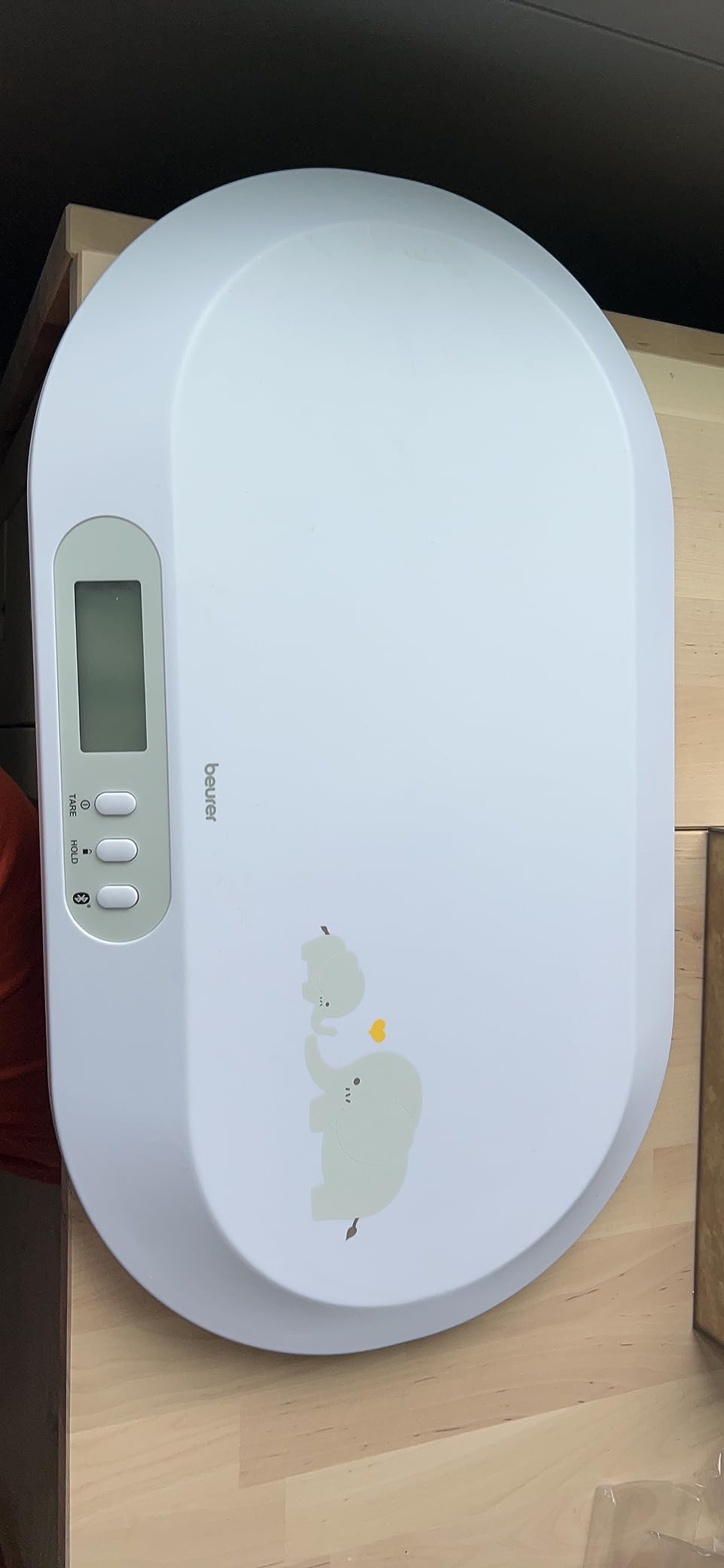 Beurer BY90 Baby Scale, Pet Scale, Digital, with Measuring Tape, tracking weight with App | For: Infant, Newborn, Toddler /Puppy, Cat - Animals | LCD Display, weighs Lbs/Kg/Oz Highly accurate customer photo 2