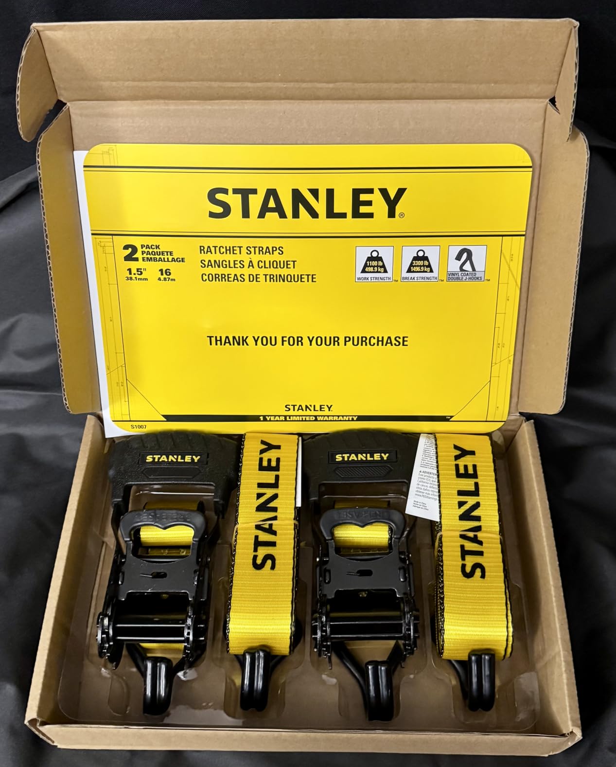 STANLEY S1007 Black/Yellow 1.5