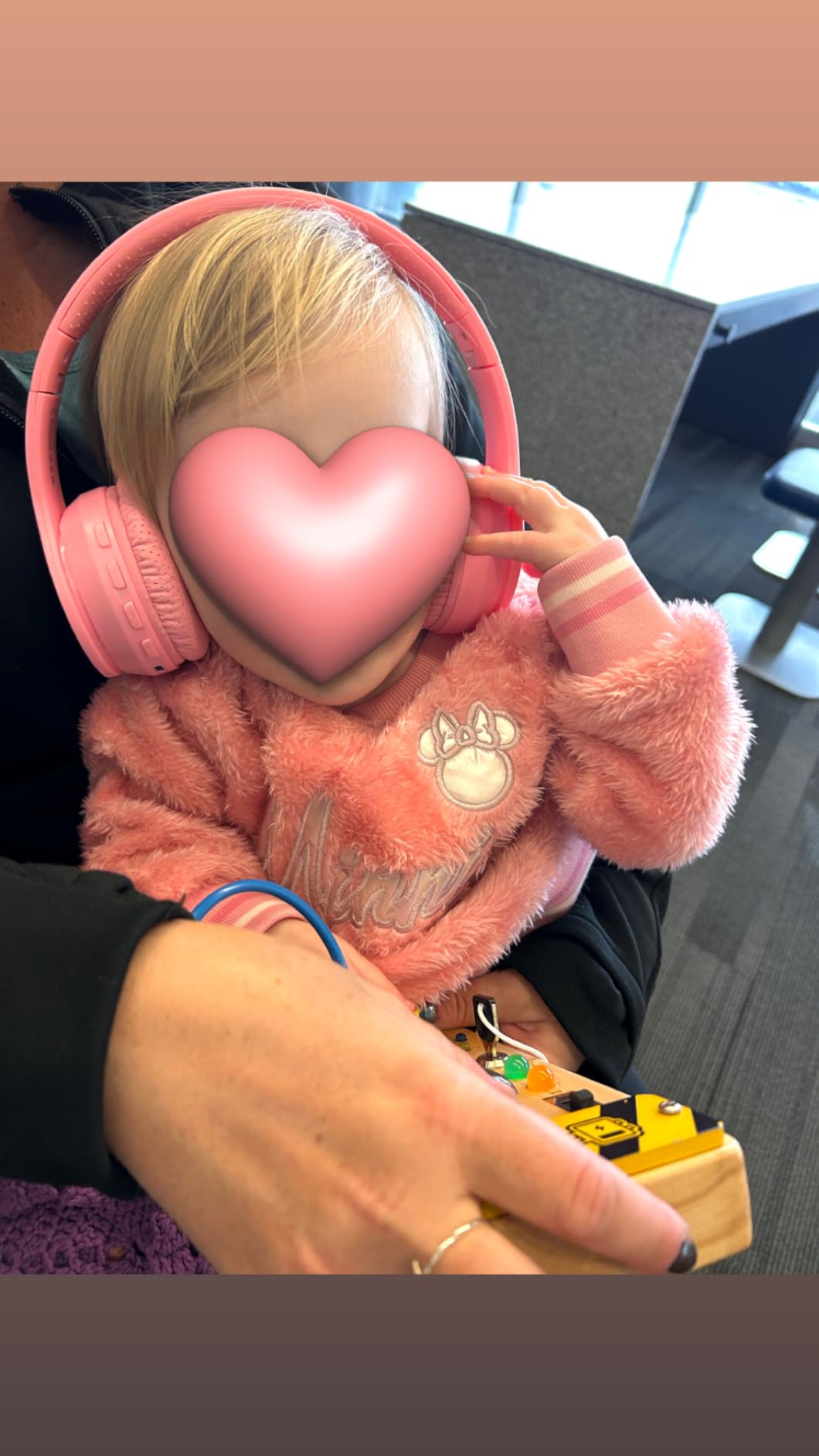 MIDOLA Kids Headphones Bluetooth 5.4 Wireless 68H Play Time Volume Limit 85/94dB Over-Ear Foldable Headset, Type-C Fast Charging, with Wired Aux Mic for Toddler Child Pad Tablet Pink customer photo 1