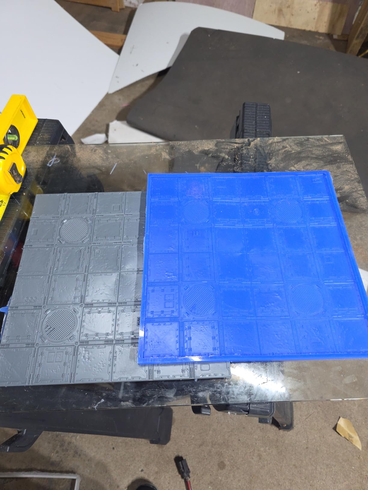 LET'S RESIN Silicone Molds Making Kit 30A, Blue Silicon for Making 2 Part Molds, Liquid Silicone Rubber Mixing Ratio 1:1 (20.8oz) customer photo 1