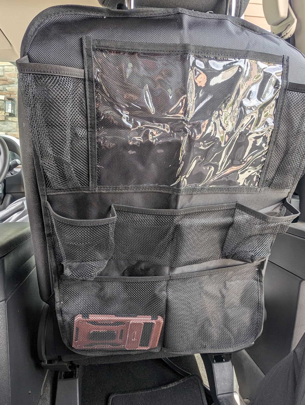 ONE PIX Backseat Car Organizer Mats Back Seat Organizers and Storage Bag with Touch Screen Tablet Holder for Kids Toddlers Car Seats, Travel Accessories, Road Trip Essentials Kids customer photo 1