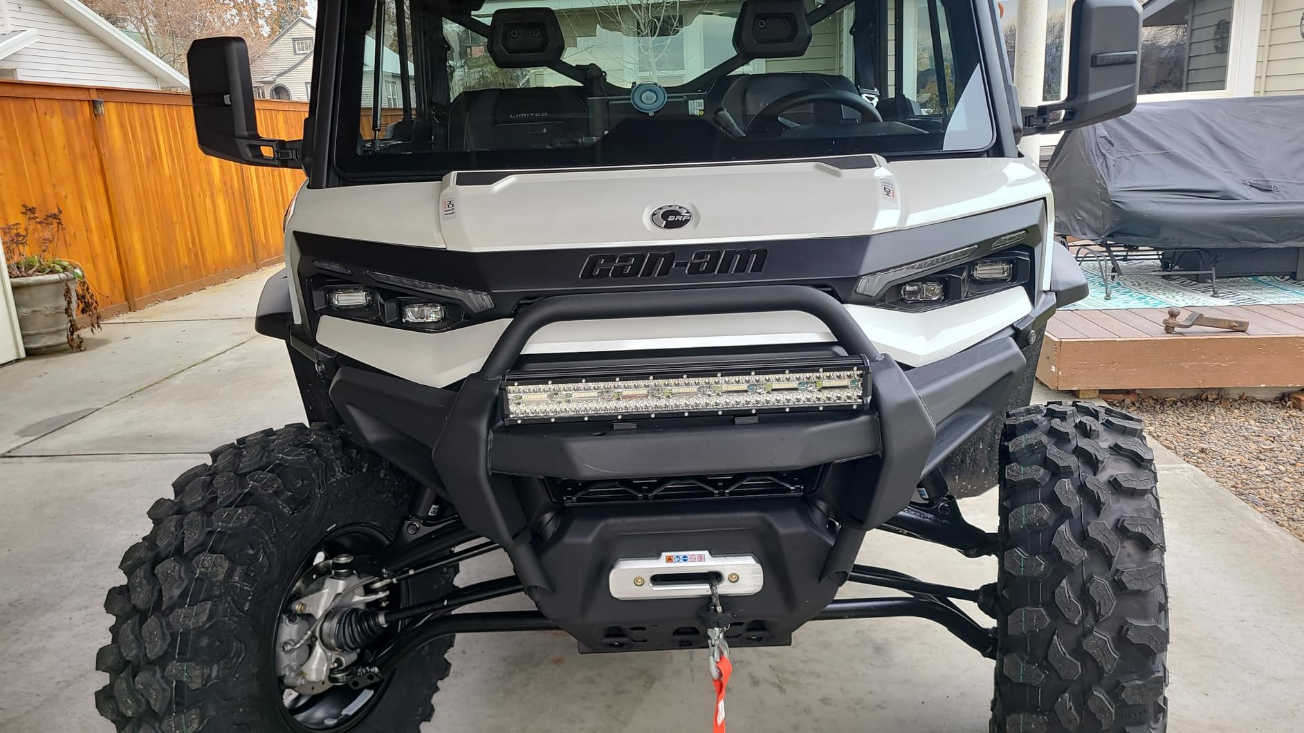 Nilight ZH409 20 Inch 420W Triple Row Flood Spot Combo 42000LM LED Light Bar with Heavy Duty Off-Road Wiring Harness, 2 Years Warranty, White customer photo 1