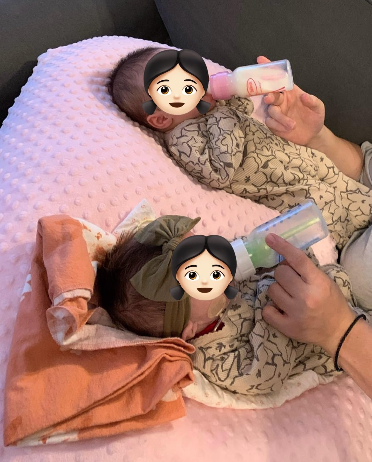 Twin Z The Pillow - Support and Pregnancy Pillow! Cuddle Pink DOTS customer photo 2