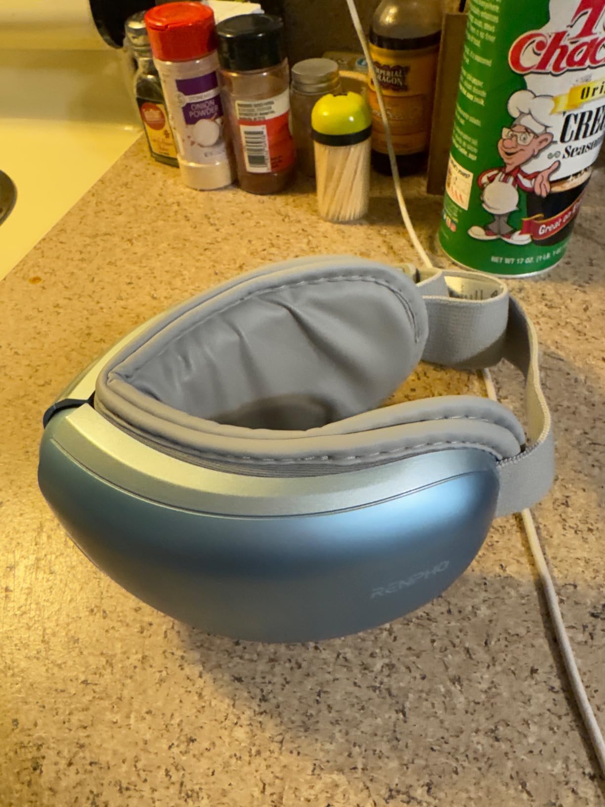 RENPHO Eye Massager with Heat, Mothers Day Birthday Gifts for Women, Her, Men, Him, FSA Eligible HSA Items Lists, Sleep Mask with Remote Compress, Head Massager for Migraine Relief Stye Eye Eyeris 1 customer photo 2