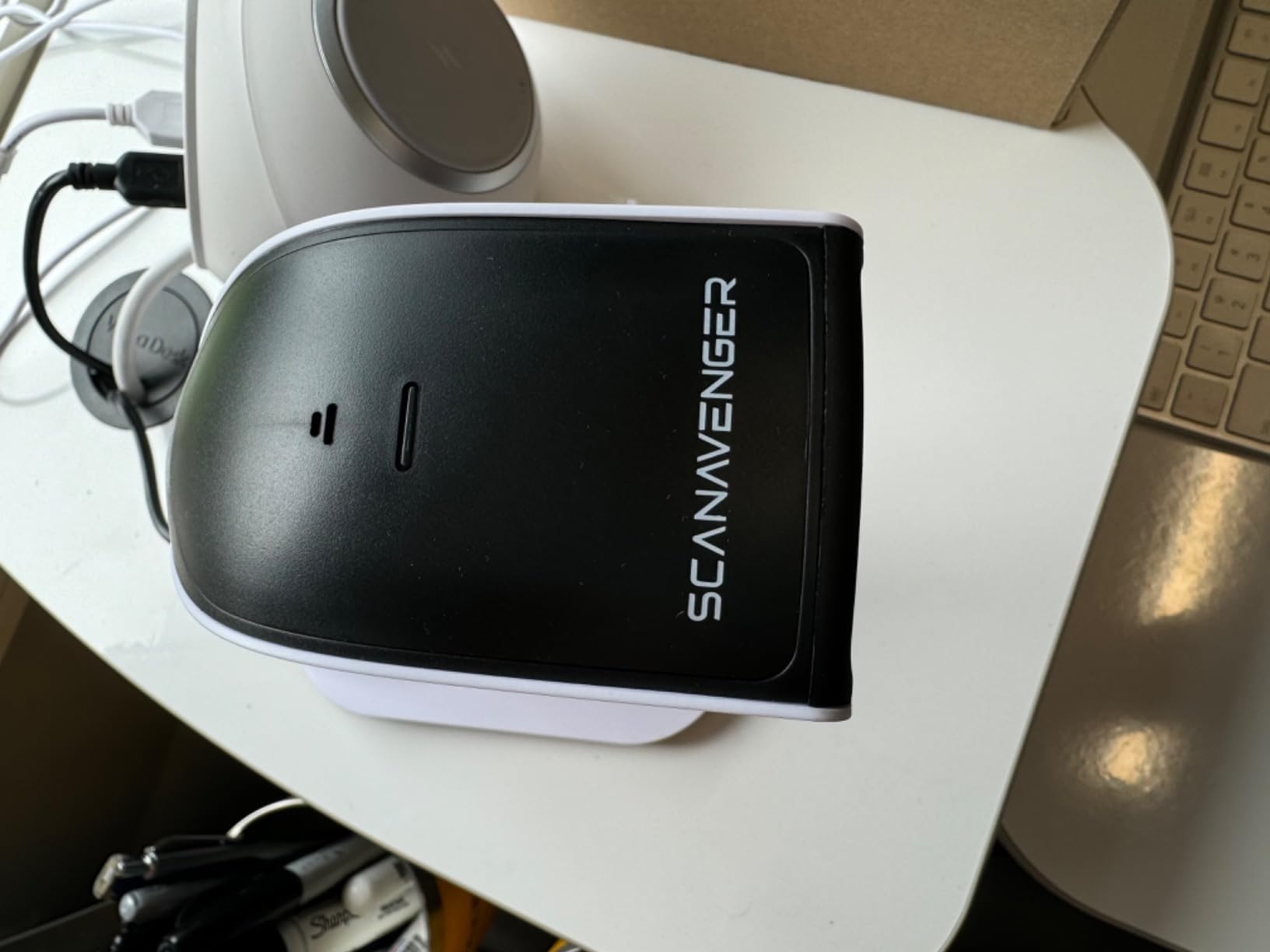 ScanAvenger Wireless Portable 1D&2D with Stand Bluetooth Barcode Scanner: 3-in-1 Handheld Scanner, Rechargeable Battery for Inventory - USB Bar Code/QR Reader customer photo 2