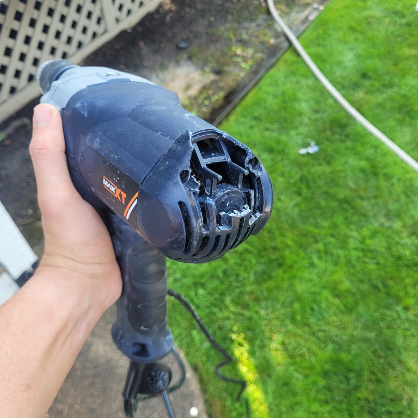 MAXXT Drill Mixer Set with Spade Handle 1/2 inch Electric Corded Mixing Drill Machine 9A Motor Concrete Mud Mixer customer photo 2