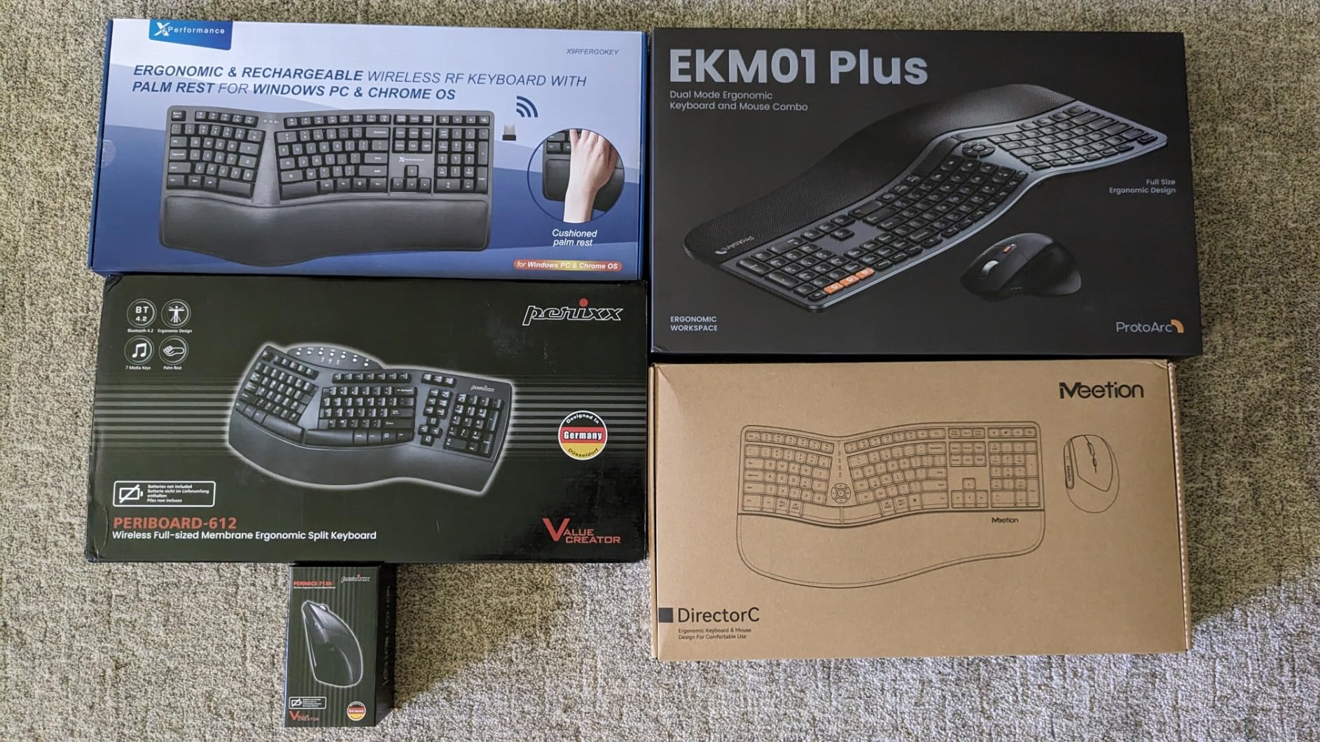 X9 Wireless Ergonomic Keyboard with Cushioned Wrist Support - Type Comfortably Longer - Wireless Split Keyboard for Laptop, PC & Chrome Computer customer photo 1
