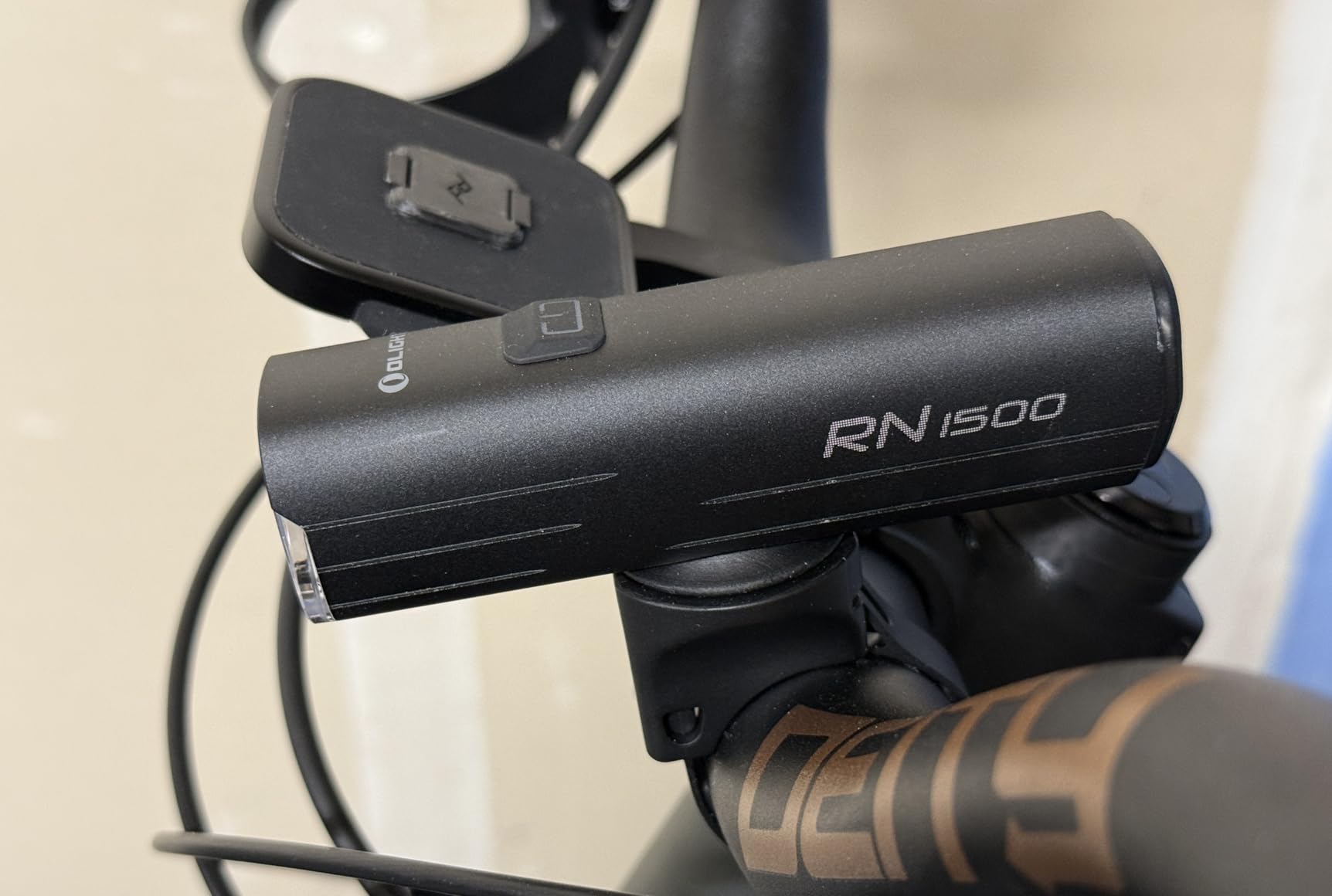 OLIGHT RN 1500 Rechargeable Bike Headlights 1500 Lumens for Road Urban Cyclists, USB Type C Reverse Charging, Rechargeable Battery Included, 164 Meters Light Range Anti-Glare Beam, IPX7 Waterproof customer photo 2