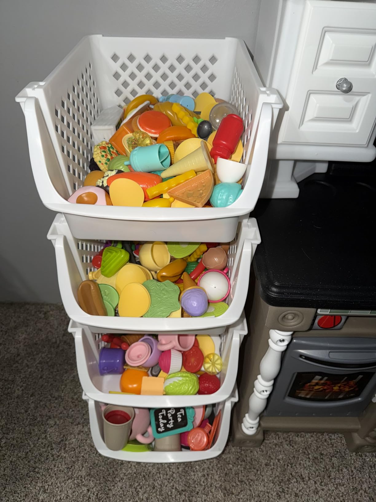 TidyFriend 4 Pack Stackable Storage Bins Open Front for Pantry Organizers and Storage, Pantry Storage for Food, Kitchen and Home Organization customer photo 1