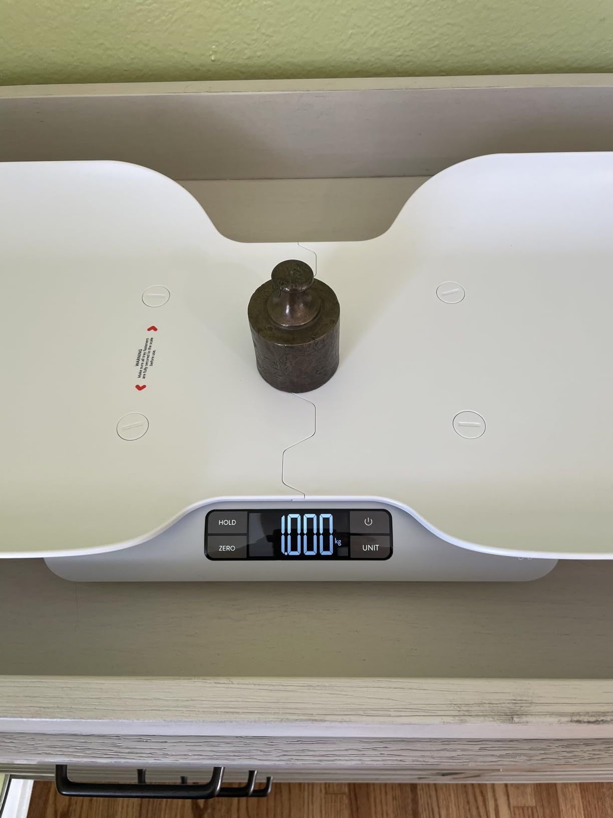 Greater Goods Baby Scale for Weighing Newborns - Digital Infant Scale with Tray, Hold Function for Baby Movement, 66 lb Capacity customer photo 2