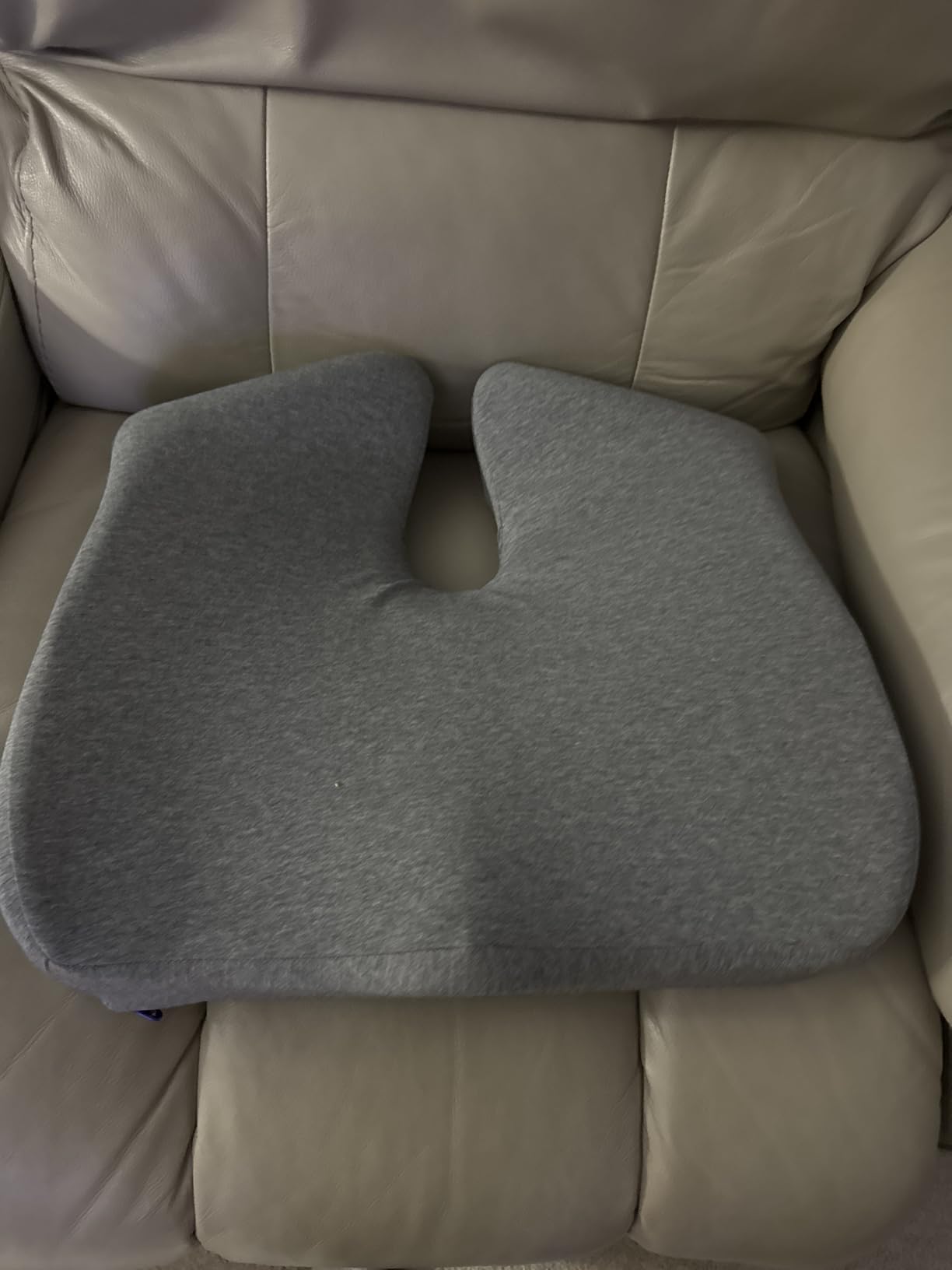 C CUSHION LAB Patented Pressure Relief Seat Cushion for Long Sitting Hours on Office/Home Chair, Car, Wheelchair - Extra-Dense Memory Foam for Hip, Tailbone, Coccyx, Sciatica customer photo 1