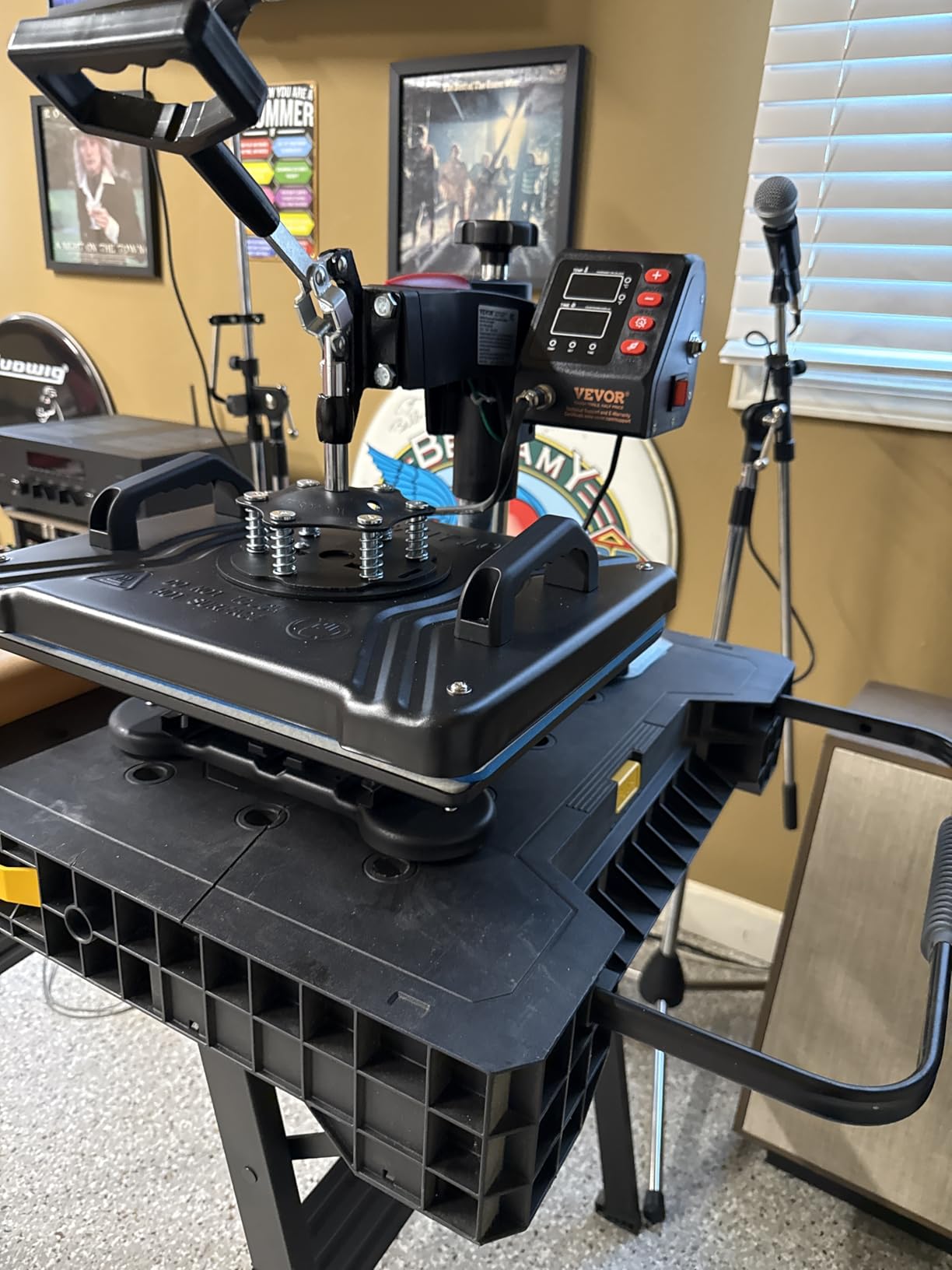 VEVOR 5 in 1 Heat Press Machine 12x15 Inch, 360° Swing Away Shirt Press Machine - Digital Professional Heat Transfer Tshirt Press Machine, Sublimation Heat Press for T Shirts Hat Cap Mug Plate customer photo 2