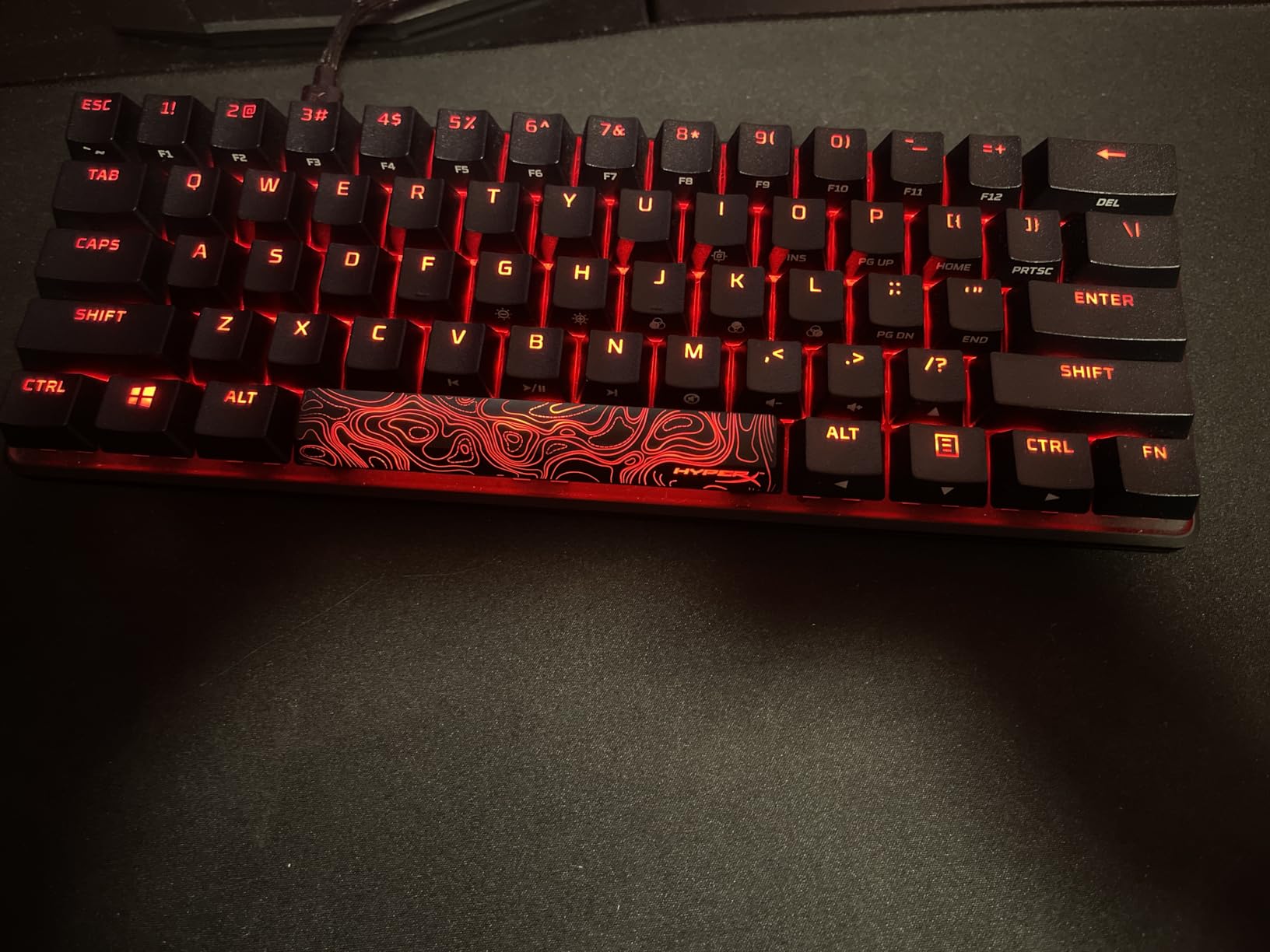 HyperX Alloy Origins 60 - Mechanical Gaming Keyboard, Ultra Compact 60% Form Factor, Double Shot PBT Keycaps, RGB LED Backlit, Linear HyperX Red Switch customer photo 1