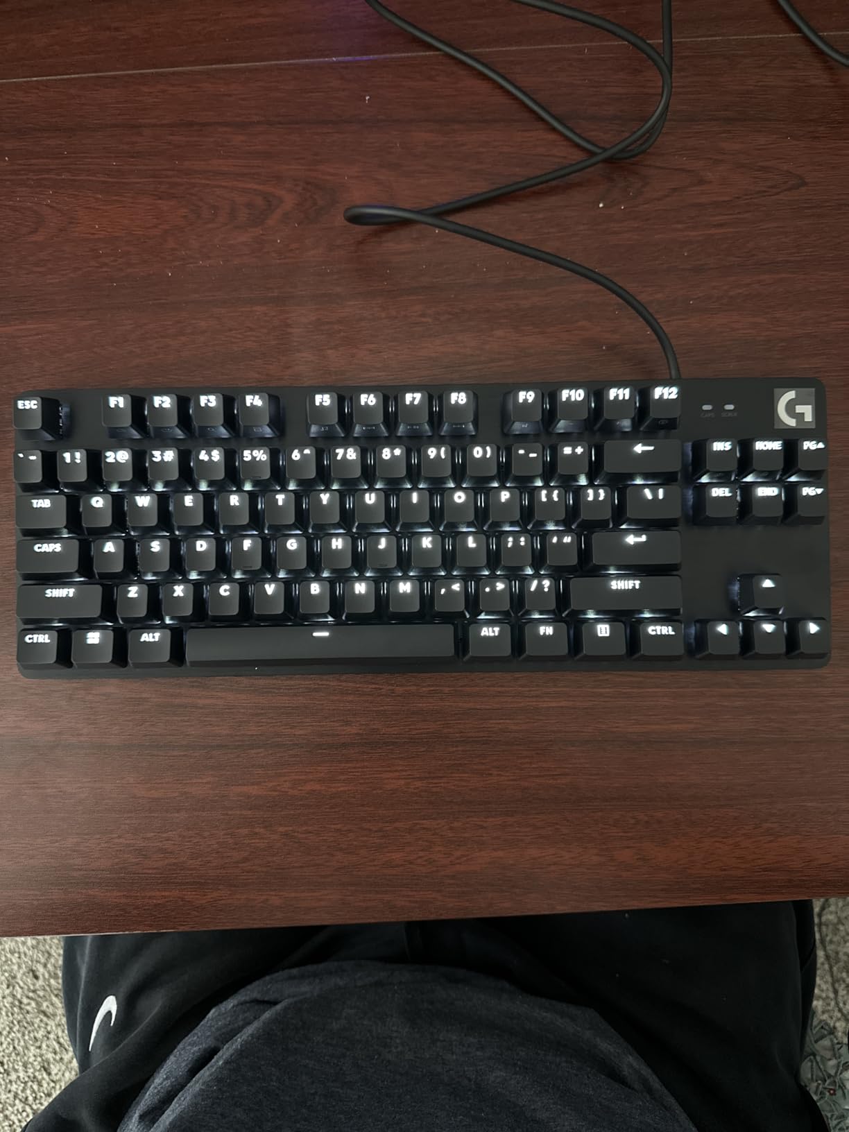 Logitech G413 TKL SE Mechanical Gaming Keyboard - Compact Backlit Keyboard with Tactile Mechanical Switches, Anti-Ghosting, Compatible with Windows, macOS customer photo 2