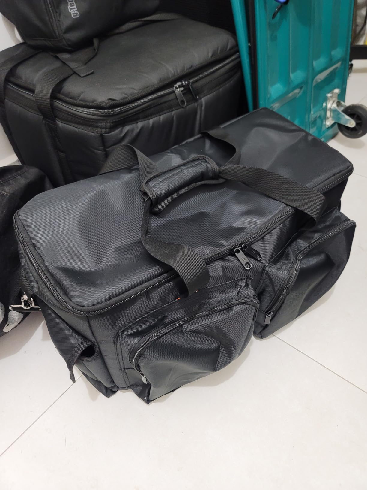 Trunab DJ Cable File Bag with Detachable Padded Bottom and Dividers, Travel Gig Bag for Professional DJ Gear, Musical Instrument and Accessories customer photo 1