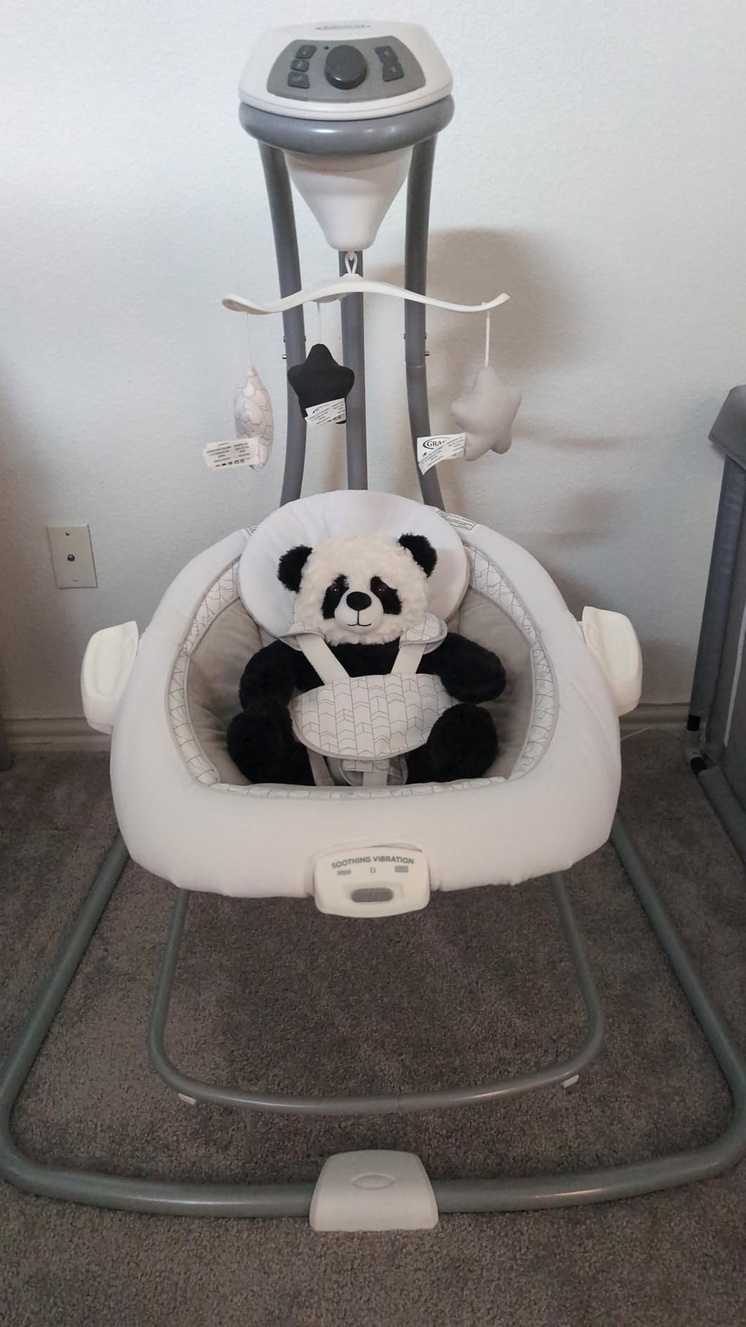 Graco DuetConnect LX Portable Baby Swing and Bouncer, Multi-Direction Baby Bouncer Seat customer photo 2