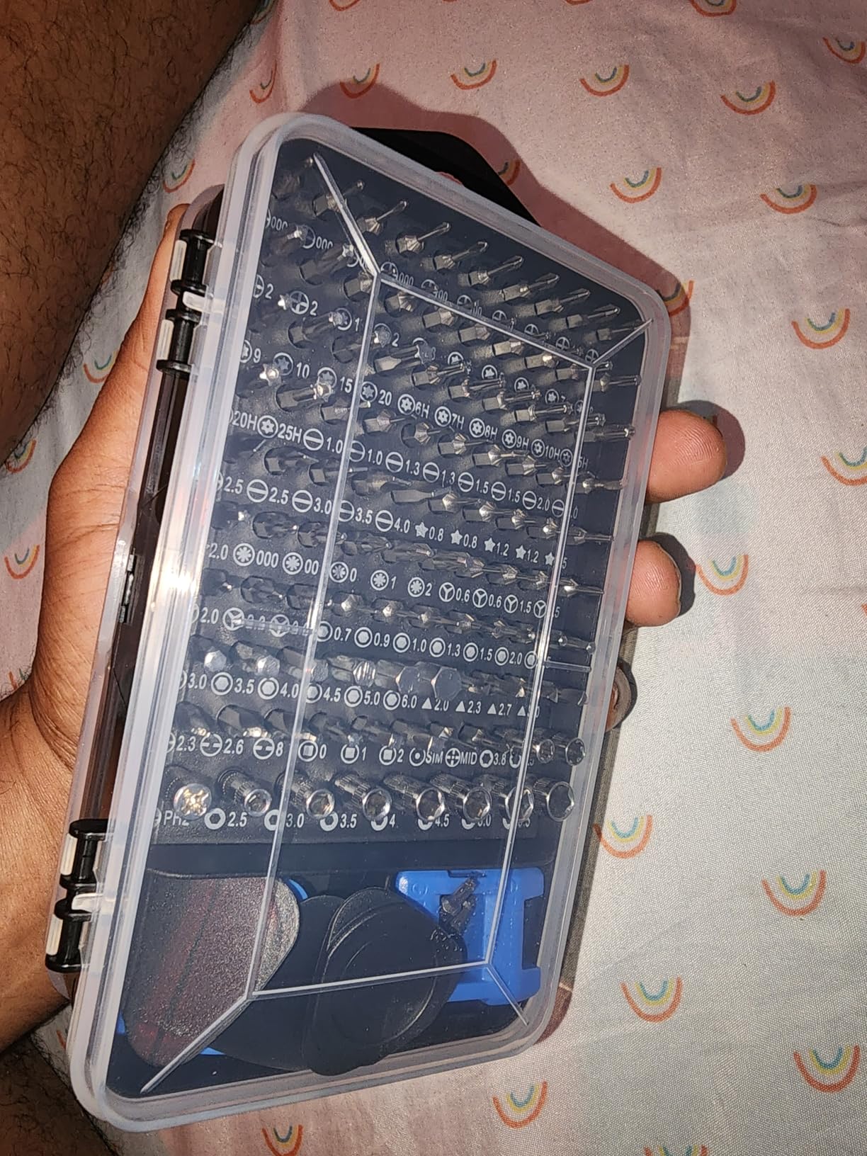 STREBITO Precision Magnetic Screwdriver Set 124-Piece Electronics Tool Kit with 101 Bits customer photo 2