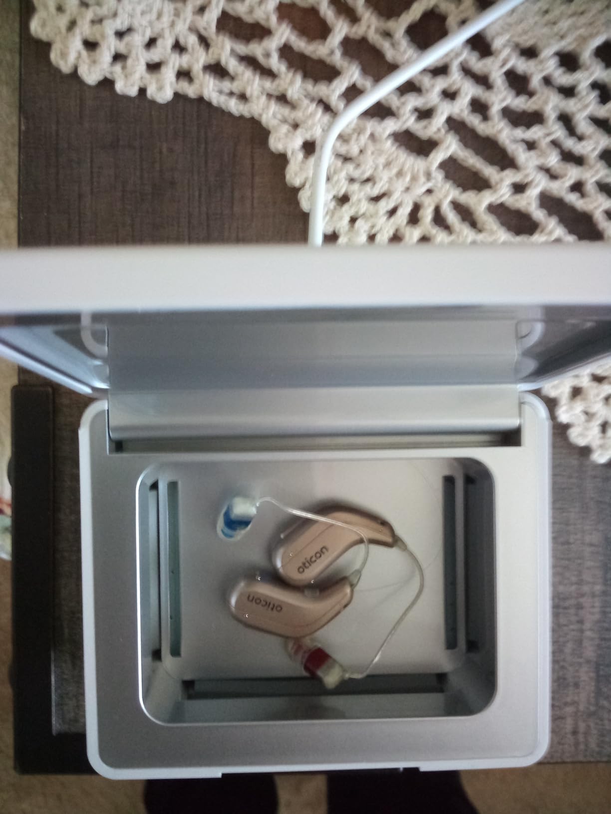 PerfectDry LUX | World's Fastest Hearing Aid Dryer, Dehumidifier Accessory | UV-C Ultraviolet Light Box Kit | Removes Sweat & Moisture from Hearing Aids, Wireless Earbuds, Ear Amplifiers customer photo 2