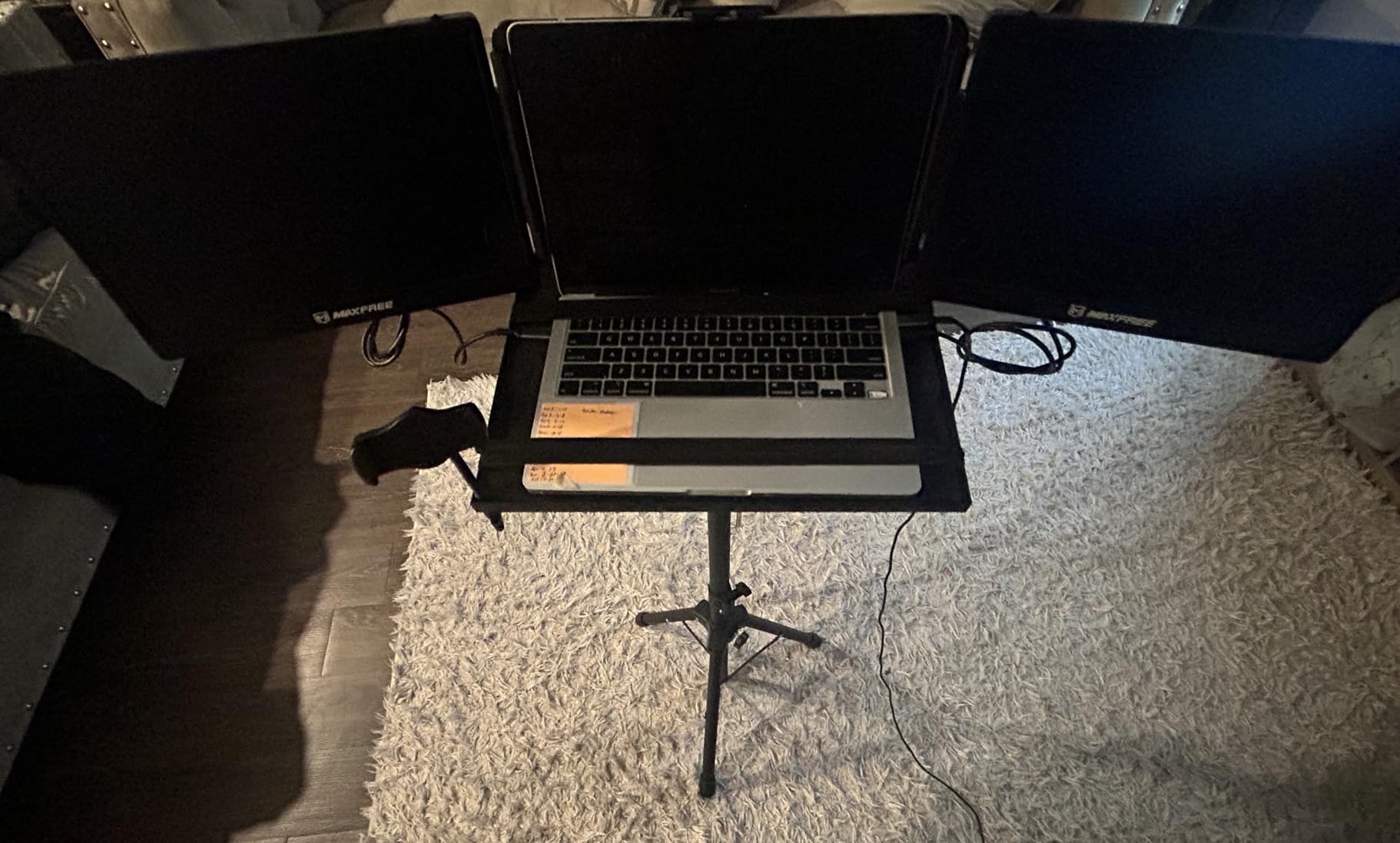 Facilife Projector Stand Tripod - Laptop Tripod Projector Stand Adjustable Height 22 to 47 Inch, Projector Tripod Stand, Tripod for Porjector, Projector Stand for Outdoor Movies customer photo 1