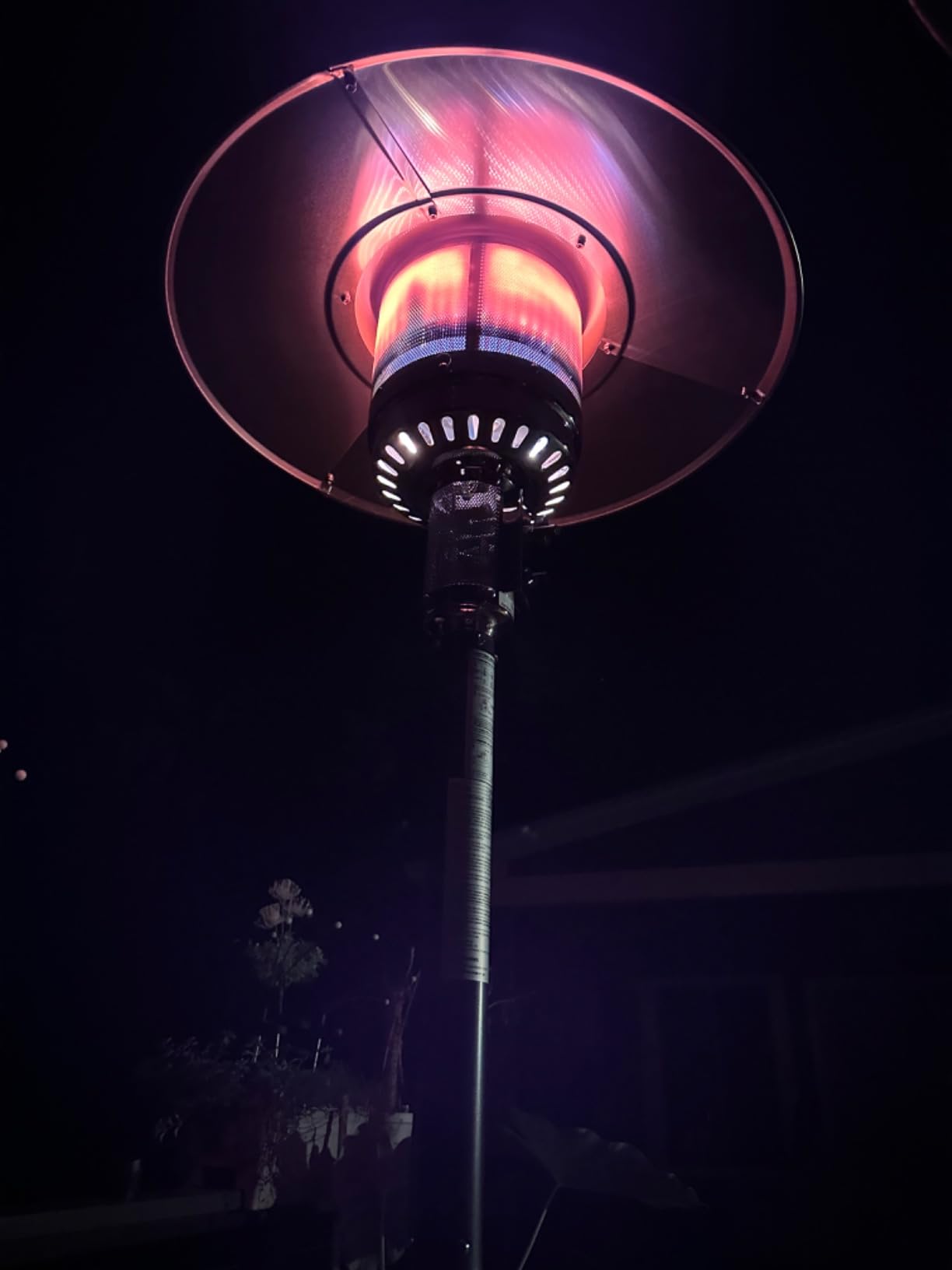 EAST OAK 50,000 BTU Patio Heater with Sand Box, Table Design, Double-Layer Stainless Steel Burner, Wheels, Triple Protection System, Pinecone customer photo 2