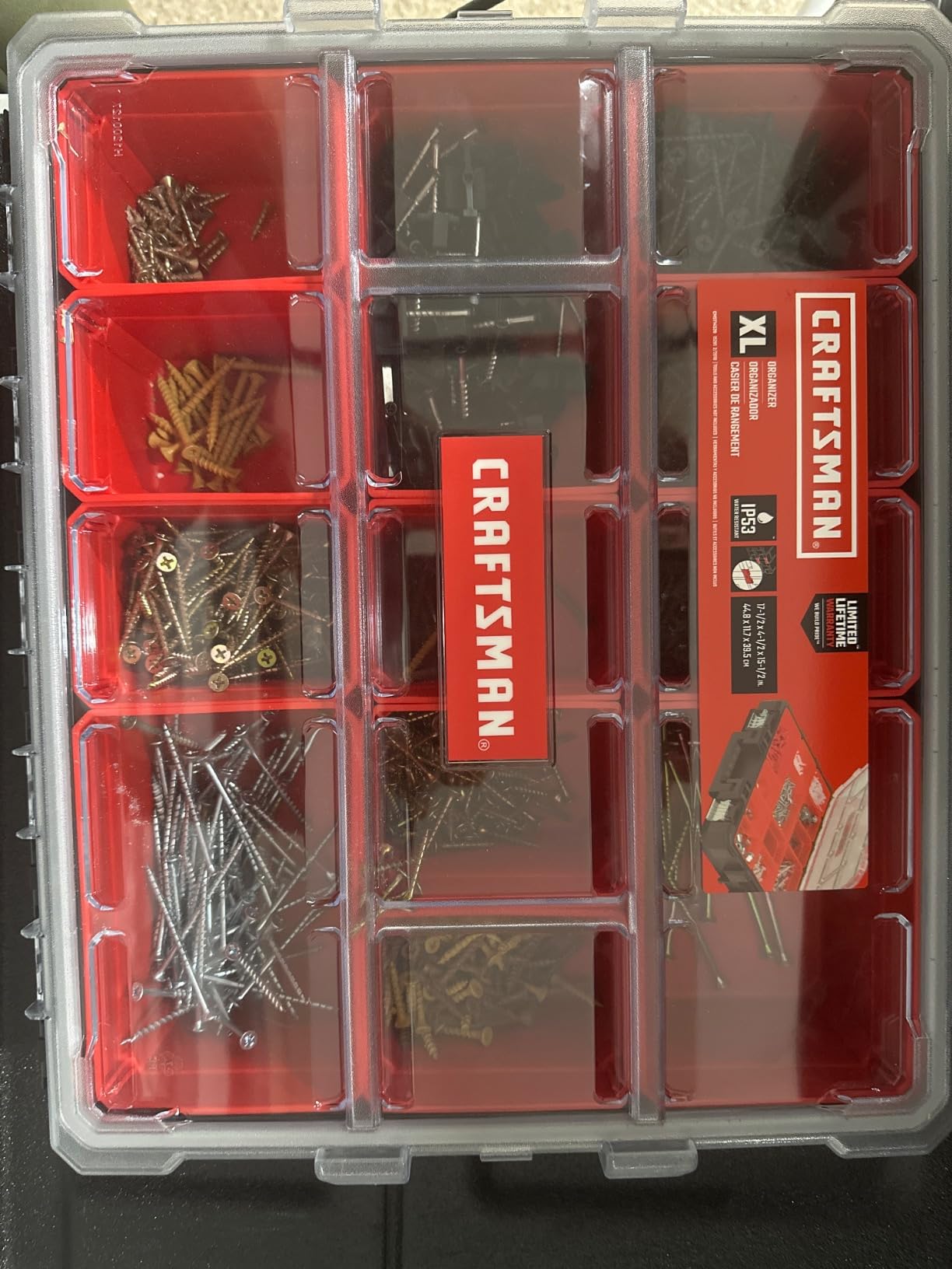 CRAFTSMAN Tool Box Organizer, Heavy Duty, Removable Compartments For Small Parts (CMST14520) customer photo 2