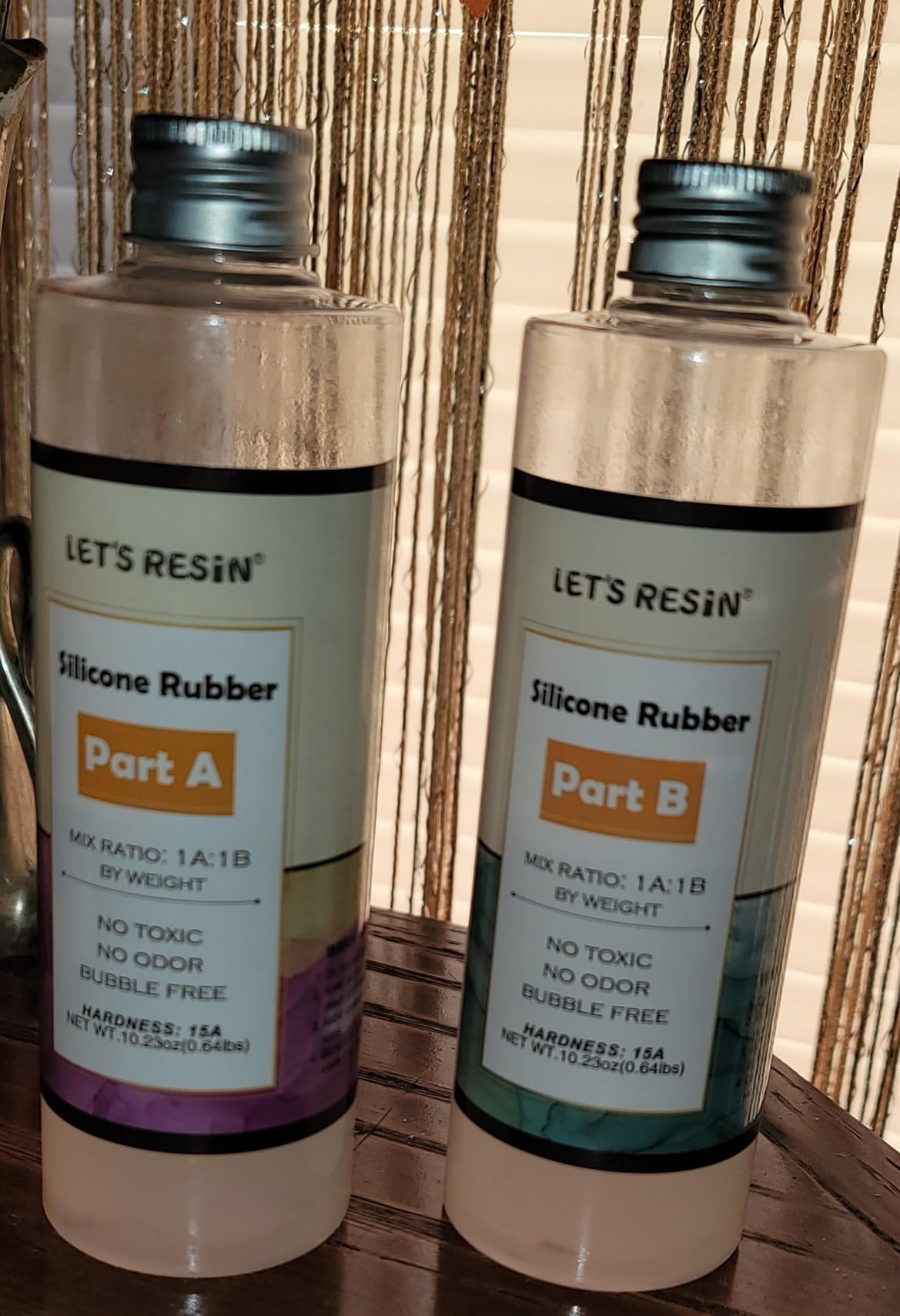 LET'S RESIN Silicone Mold Making Kit Liquid Silicone Rubber 140oz/1 Gallon Translucent Clear, Mixing Ratio 1:1 customer photo 1