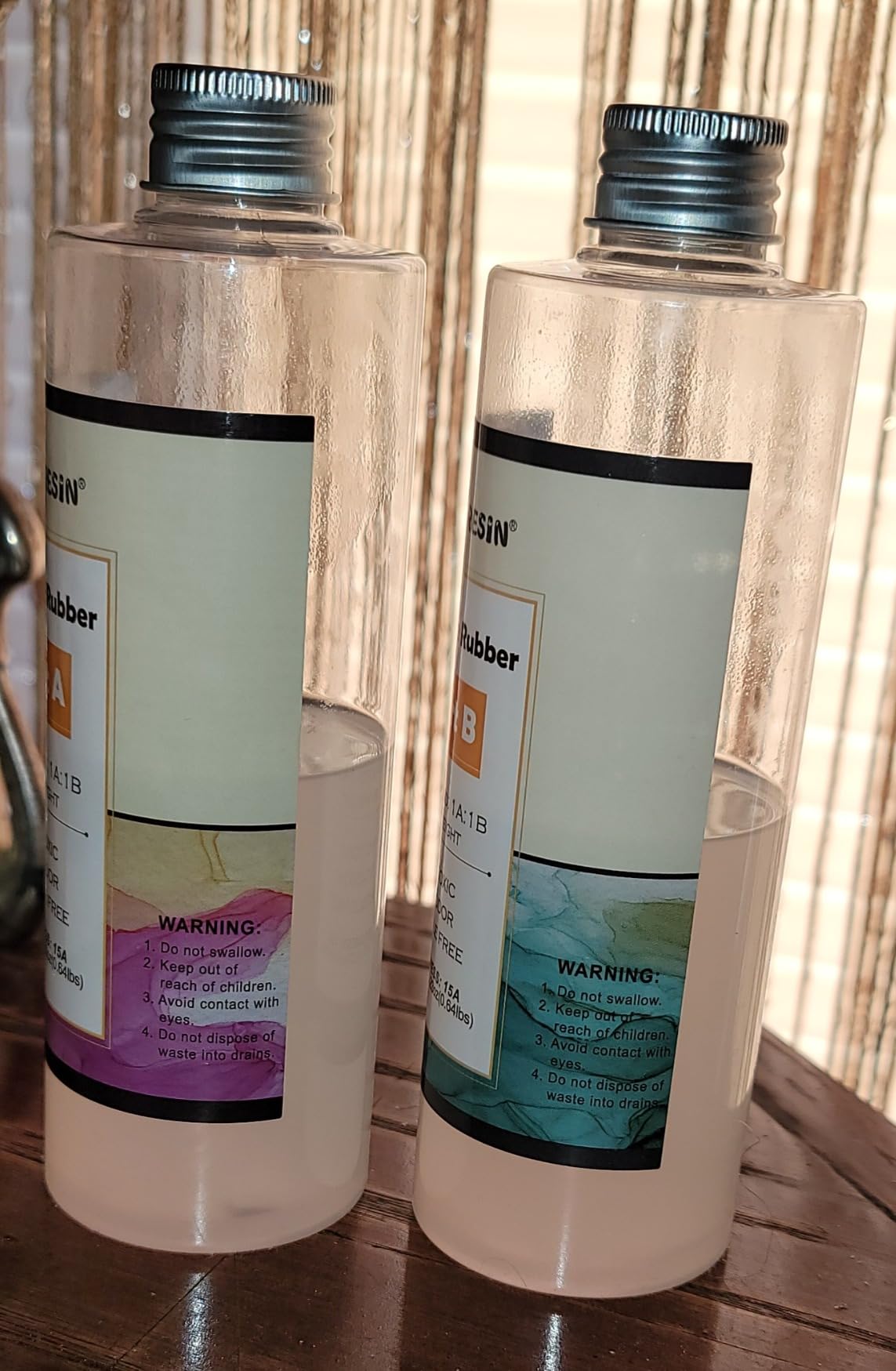 LET'S RESIN Silicone Mold Making Kit Liquid Silicone Rubber 140oz/1 Gallon Translucent Clear, Mixing Ratio 1:1 customer photo 2