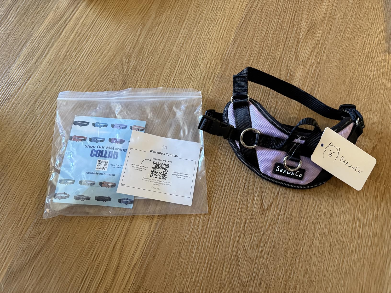 ShawnCo Essential Dog Harness, No-Pull Pet Vest with 3 Leash Clips, No Choke, Reflective, Adjustive and Padded, for Easy Walking and Training for Small, Medium and Large Dogs (ICY Lilac, S) customer photo 2