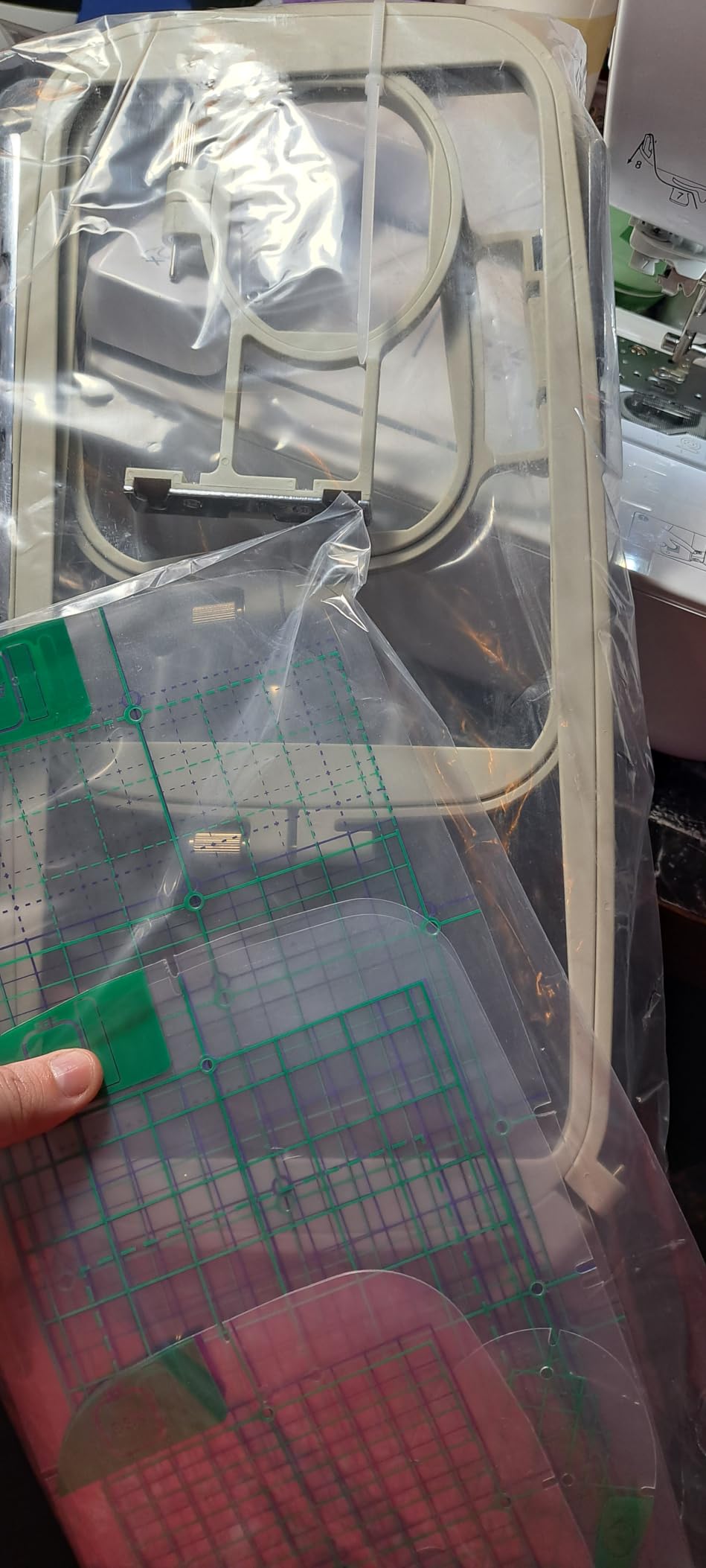 New brothread Embroidery Machine Hoop 4 in 1 Set(SA442+SA443+SA444+SA445) Compatible with Brother PE900 SE2000 PE800 SE1900 SE1950 PE780D 770 700 750D SE1800 Innovis1250D Babylock Accord Emore Ellure customer photo 1